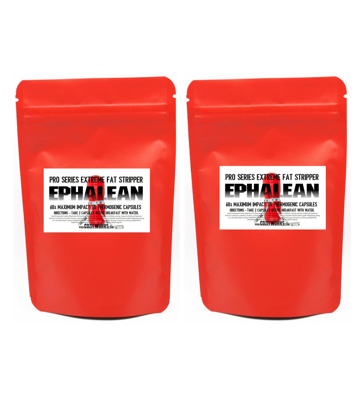 2 x Extreme Diet Pills Strongest EPH A Lean Body Slimming Tablets That Work Fast. Pro T3 T5 Stacker Capsules