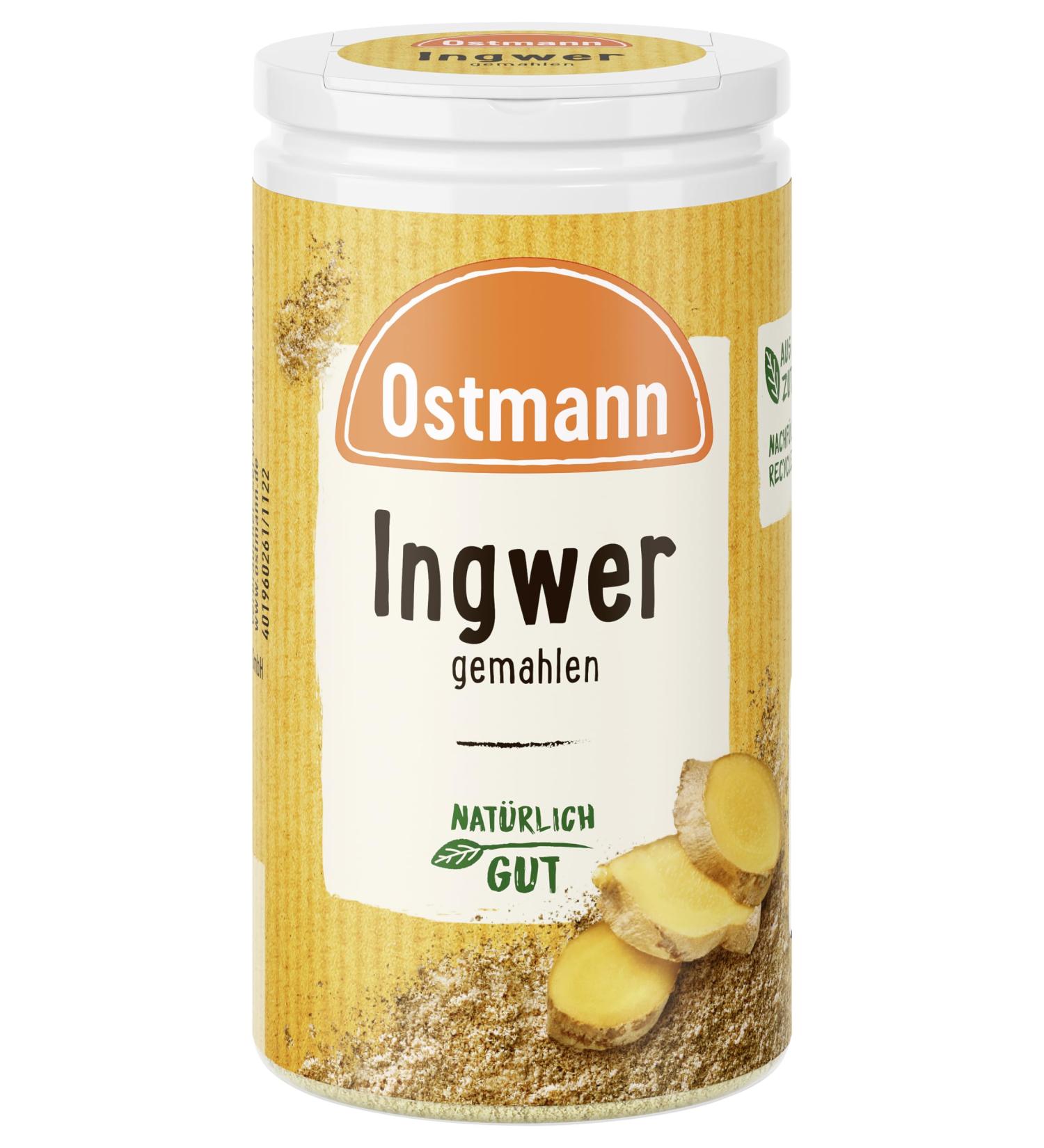 Buy Ostmann Ground Ginger - Pack of 4 (4 x 30g) | Premium Quality International Shipping - Buy Online on GoSupps.com