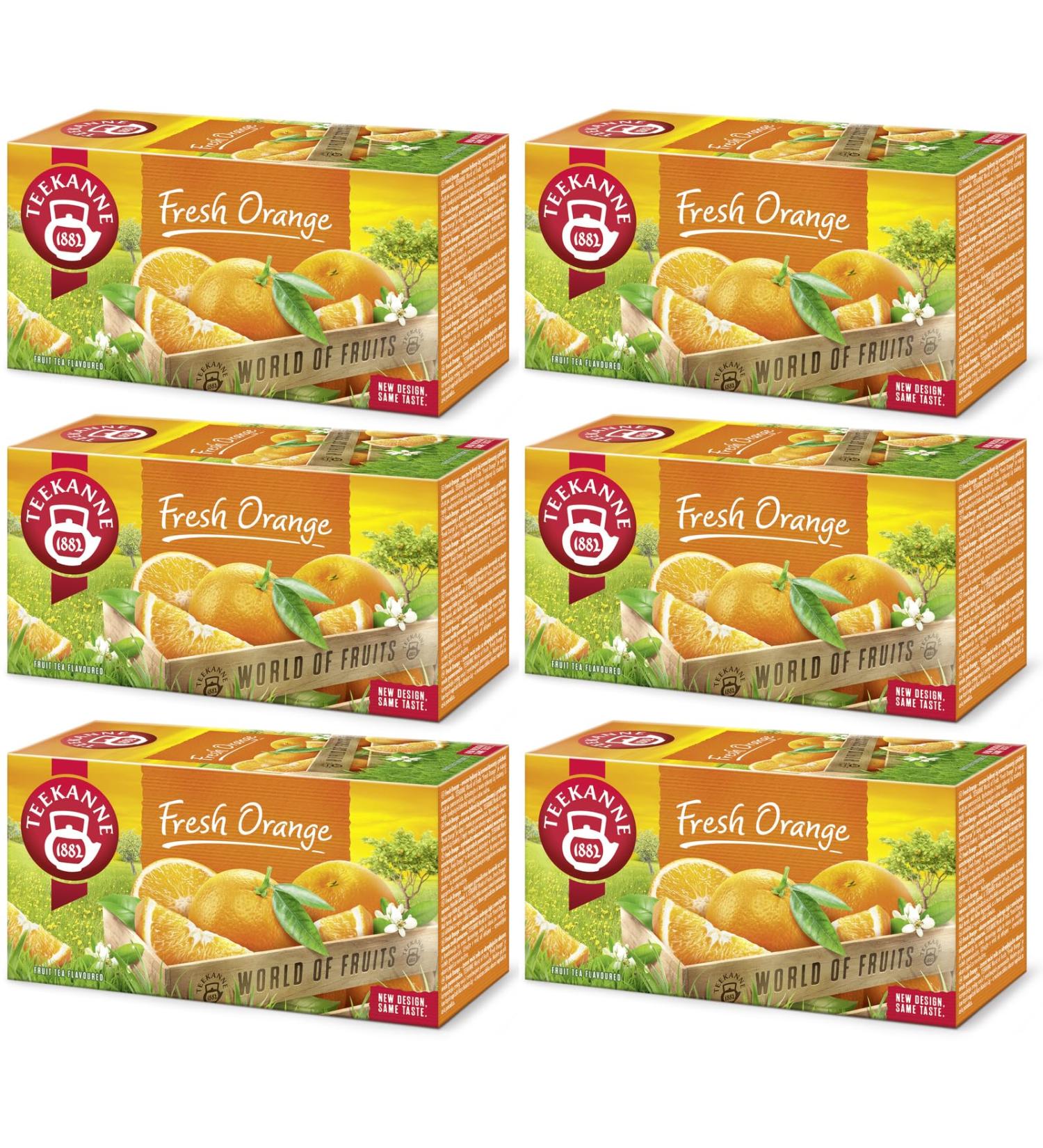 Teekanne Fresh Orange - Fresh Orange (Hot and Cold) (6 Packs x 45g) + Gift Dekond - Buy Online on GoSupps.com