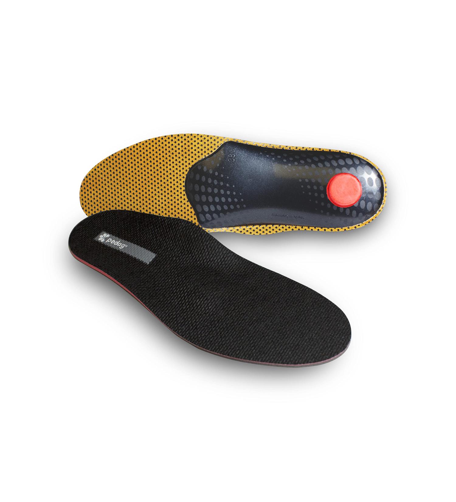 pedag Plantar Fasciitis Orthotic Insoles - German Made Arch Support Inserts for Men and Women - Heat Moldable Pain Relief for Flat Feet, Medium and High Arch - Anti Odor - Size Women US 8 / EU 38 - Buy Online on GoSupps.com
