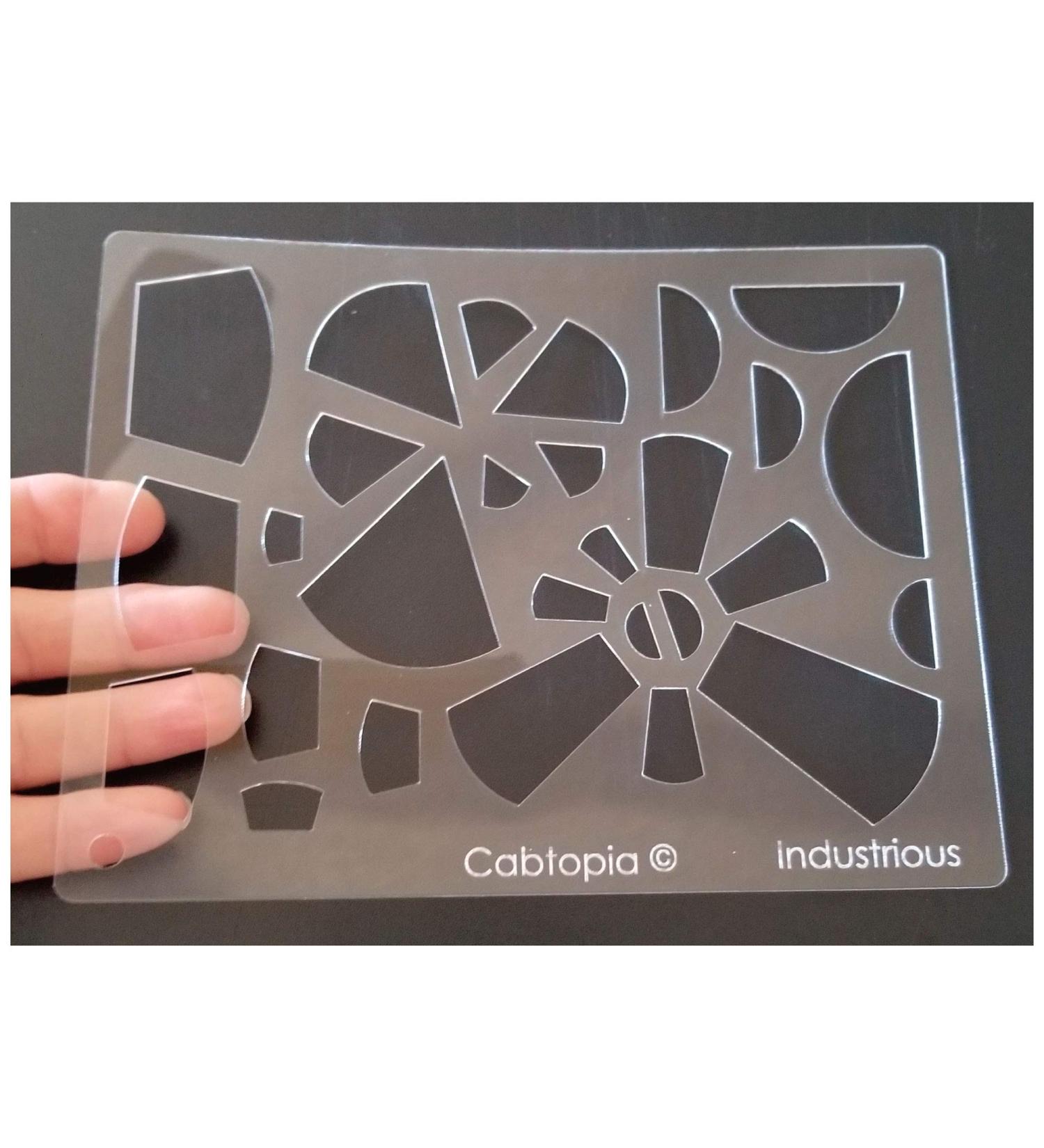 Cabtopia Lapidary Jewelry Design Template Stencil - Create Stunning Jewelry with Ease - Buy Online on GoSupps.com