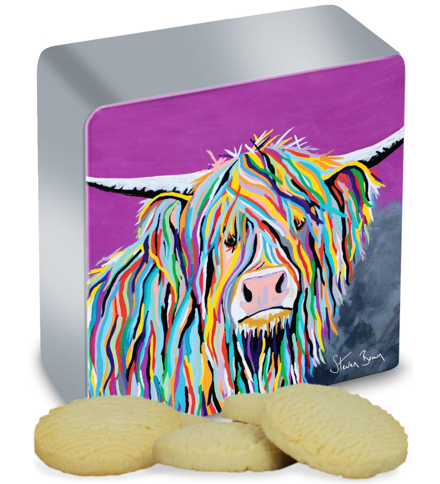 Deans Scottish All Butter Shortbread Biscuit Gift Tin - 150g Reusable Steven Brown 'Baby McCoo' Assortment of delicious snacks irresistible luxury biscuits. - Buy Online on GoSupps.com
