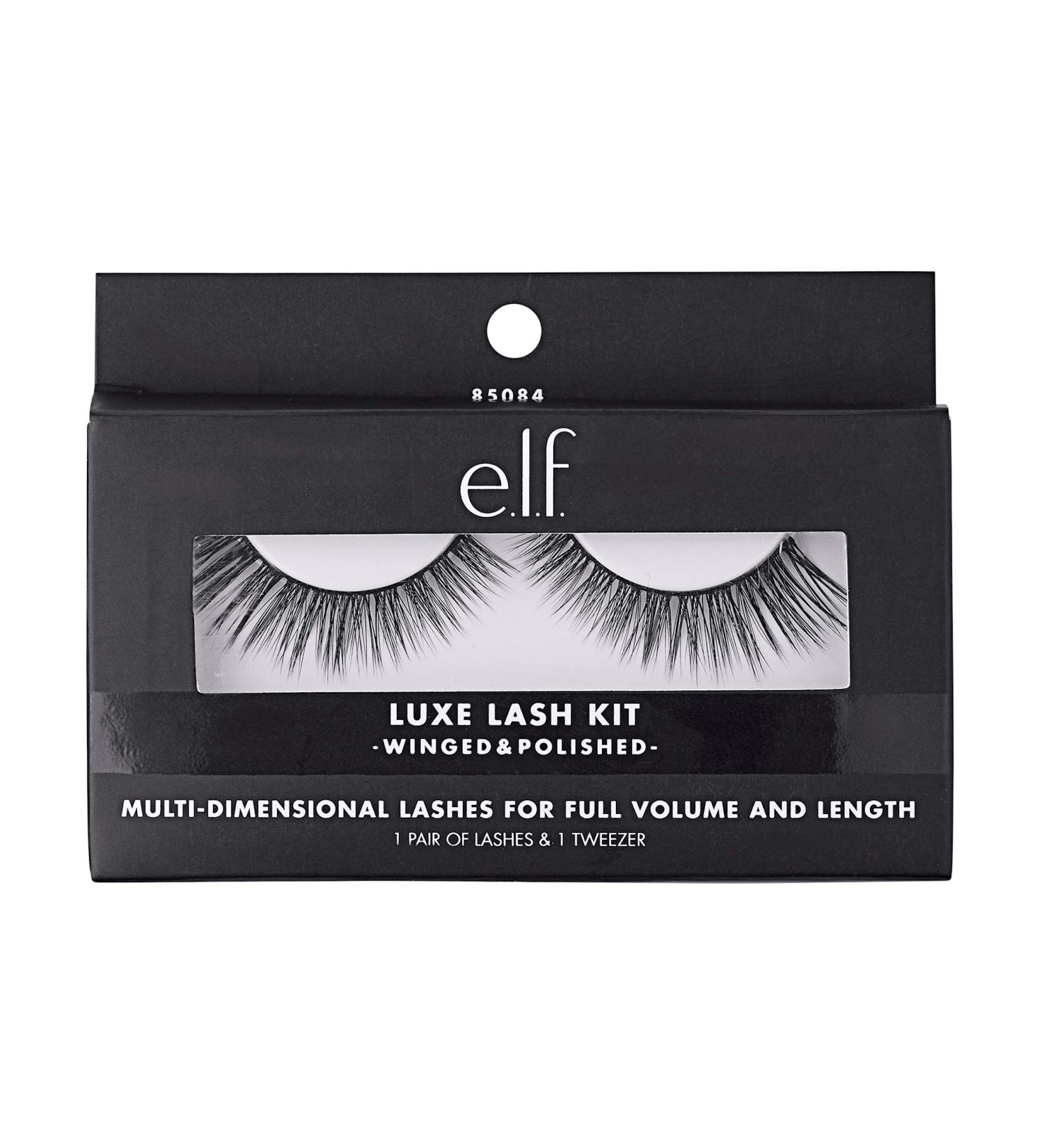 e.l.f. Cosmetics Winged & Polished Luxe Lash Kit - Achieve Glamorous Eyes with Ease - Buy Online on GoSupps.com