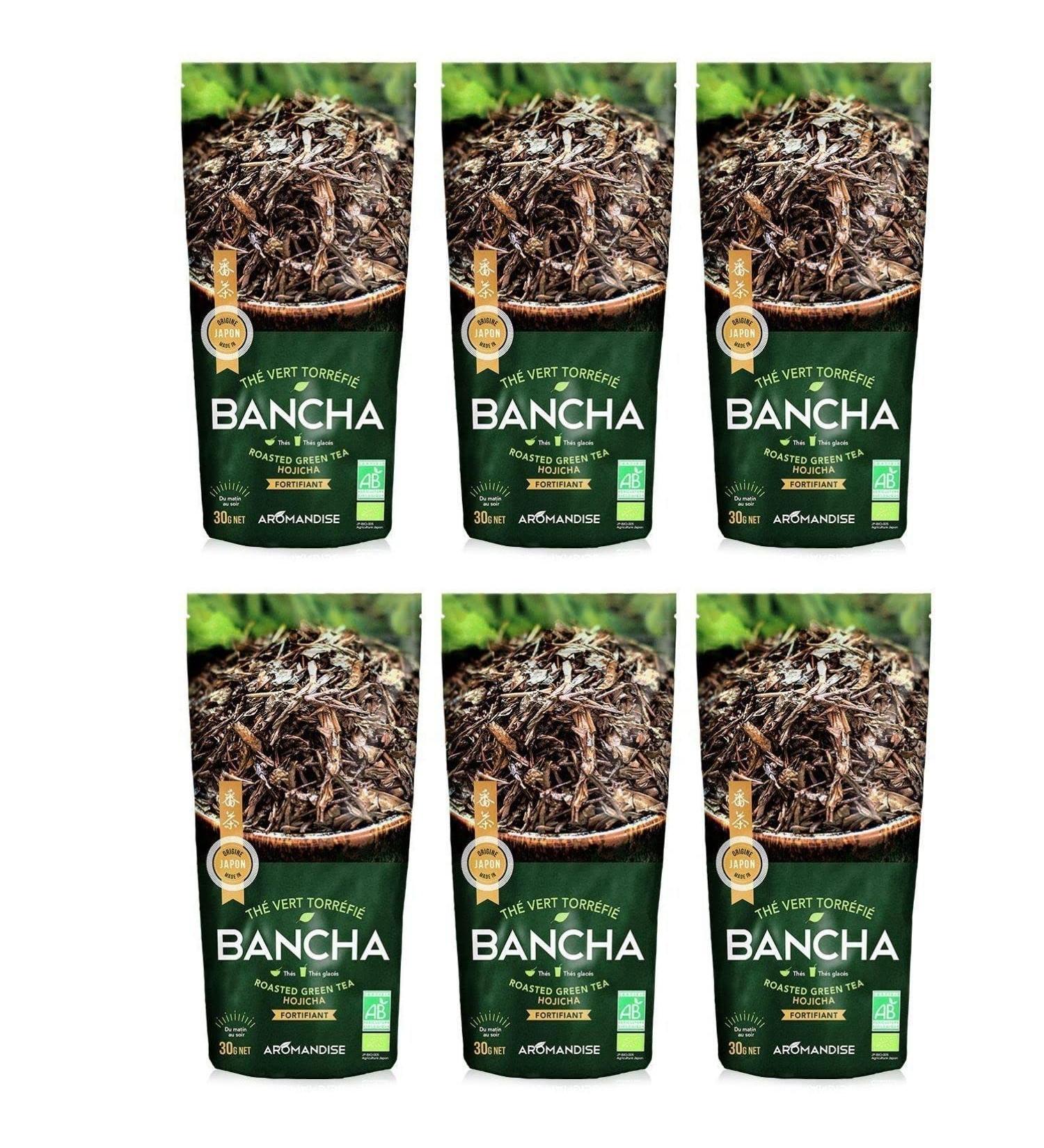 Aromandise Organic Japanese Bancha Hojicha Green Tea 180g
