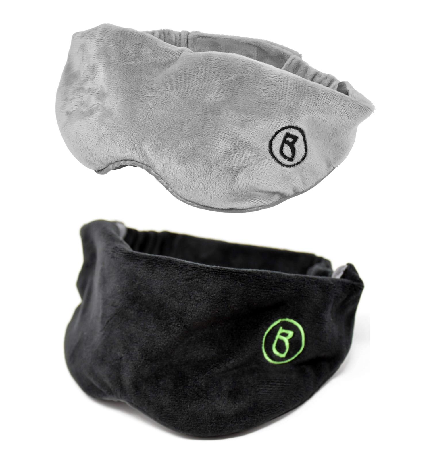 Black & Gray BARMY Weighted Sleep Mask (0.8lb/13oz) Bundle - Blocks Light for Relaxation and Comfortable Sleep - Buy Online on GoSupps.com