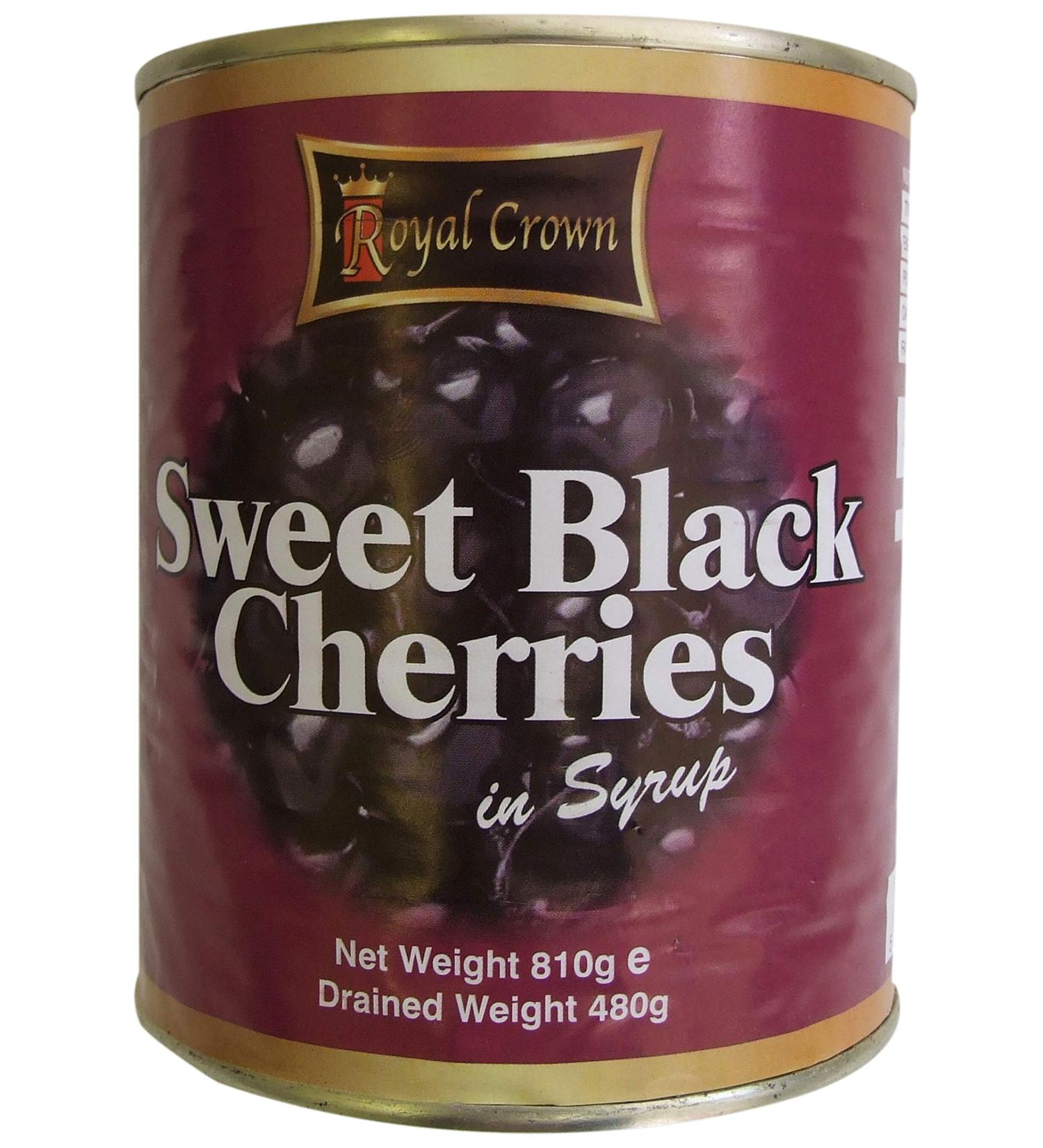 Royal Crown Black Cherries Pitted - 1x810gr