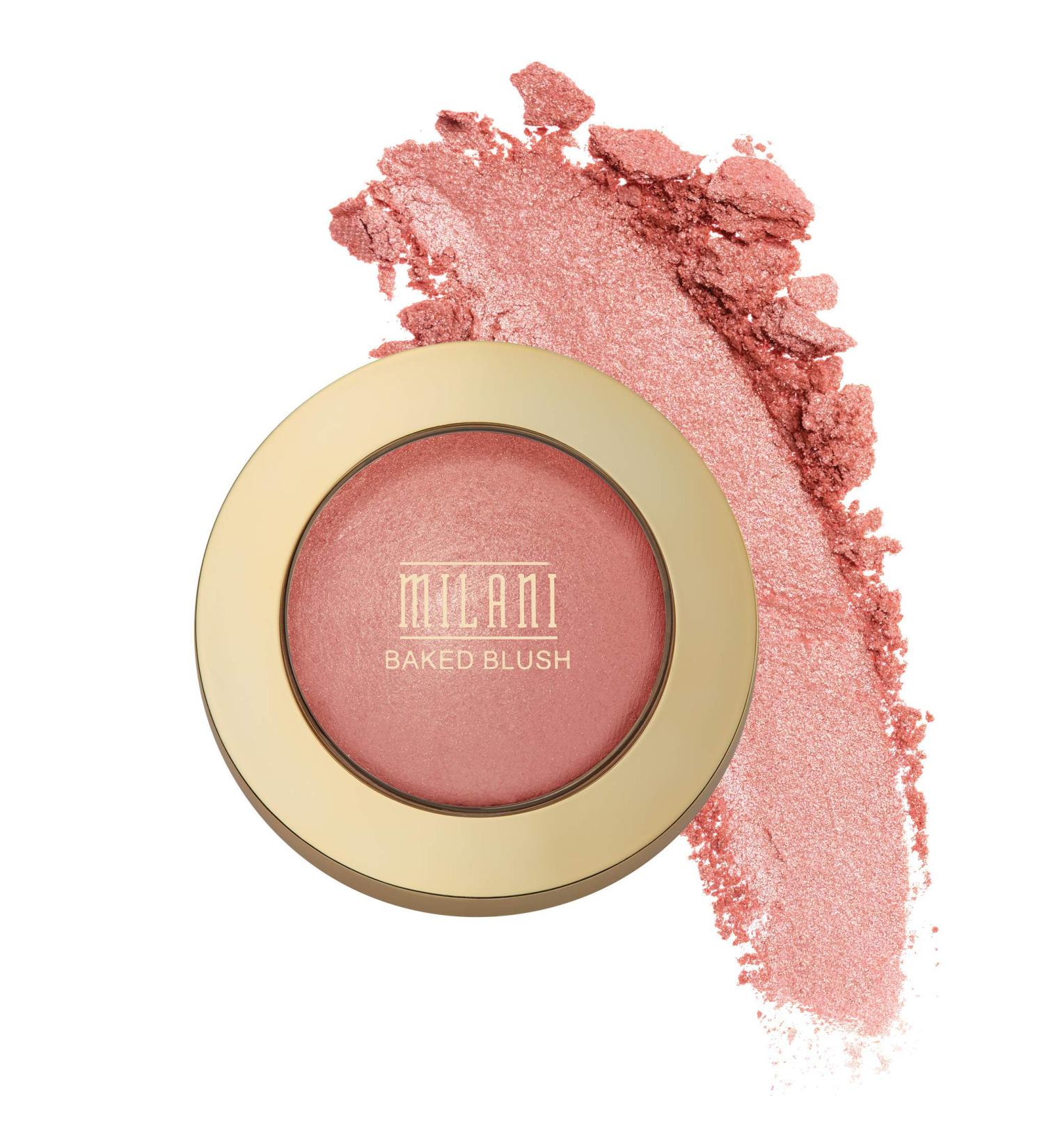 Milani Baked Blush - Petal Primavera (0.12 oz) | Cruelty-Free Powder Blush for Shimmery or Matte Finish - Buy Online on GoSupps.com