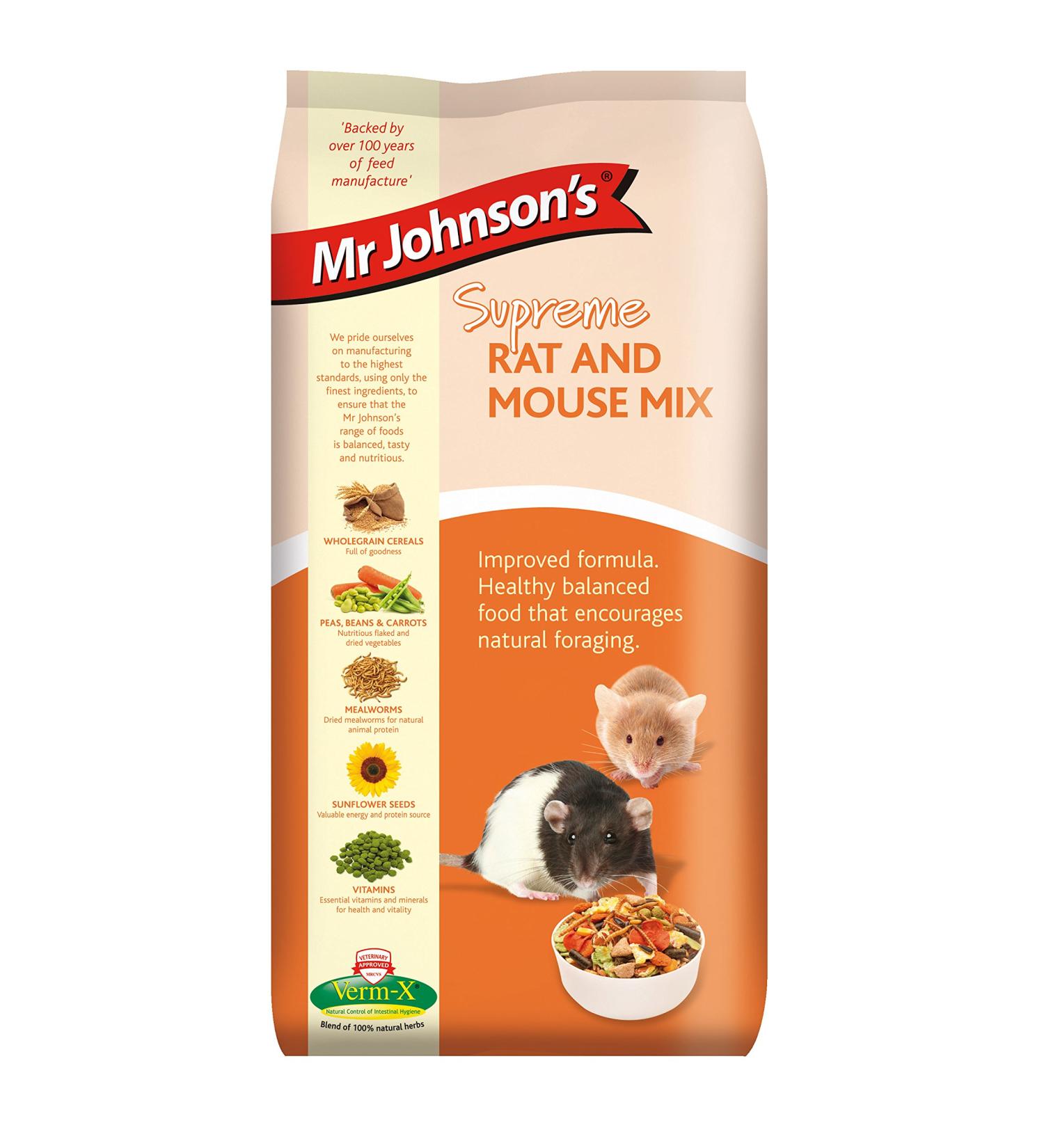 Mr Johnsons Supreme Rat And Mouse Complementary Food Mix (31.8oz) (May Vary) - Buy Online on GoSupps.com