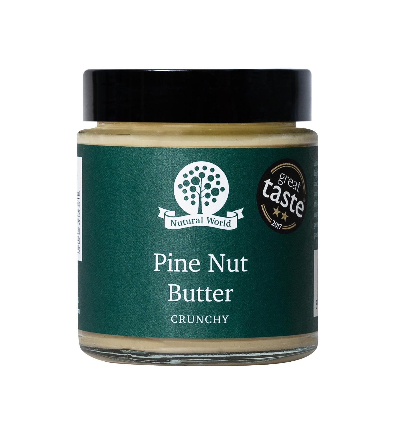 Nutural World - Beurre de Pignons croustillant (170g) Vainqueur des Great Taste Awards Morceaux - Buy Online on GoSupps.com