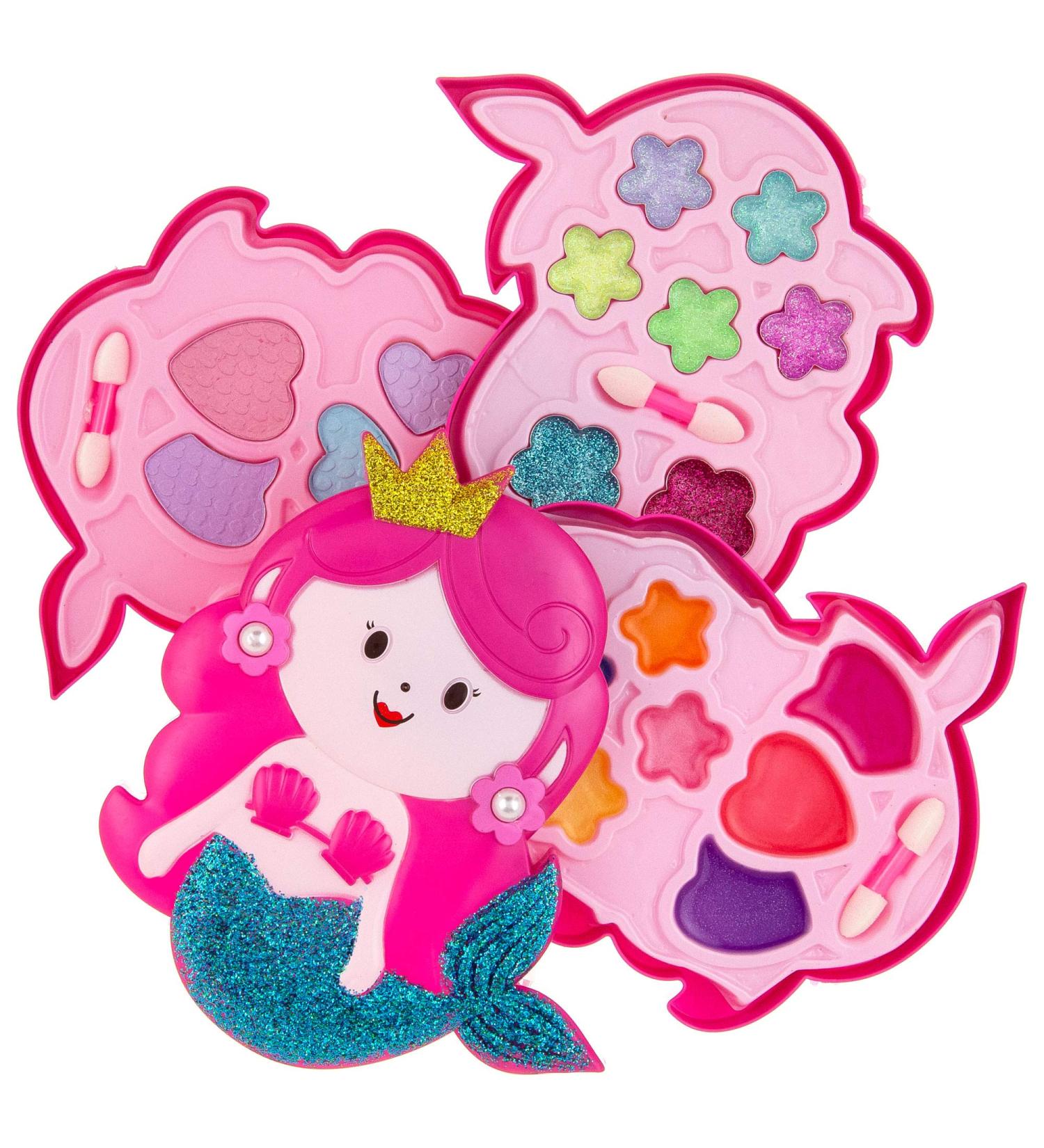 Expressions Mermaid Beauty Kit Non-Toxic Washable Makeup Palette for Girls | Novelty Starter Cosmetic Toy Gift Set - Buy Online on GoSupps.com