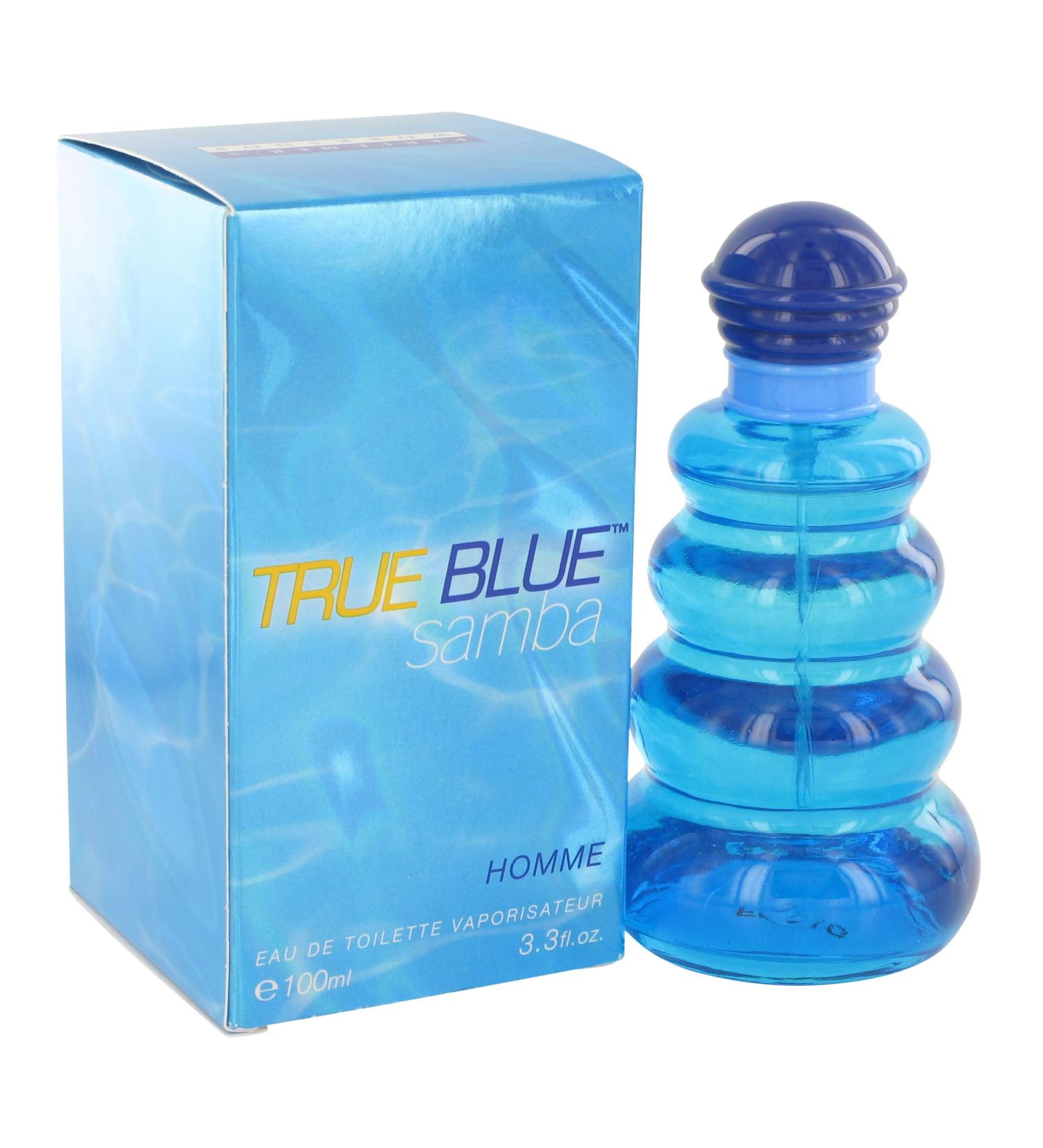 Samba True Blue By Perfumers Workshop For Men. Eau De Toilette Spray 3.4-Ounces