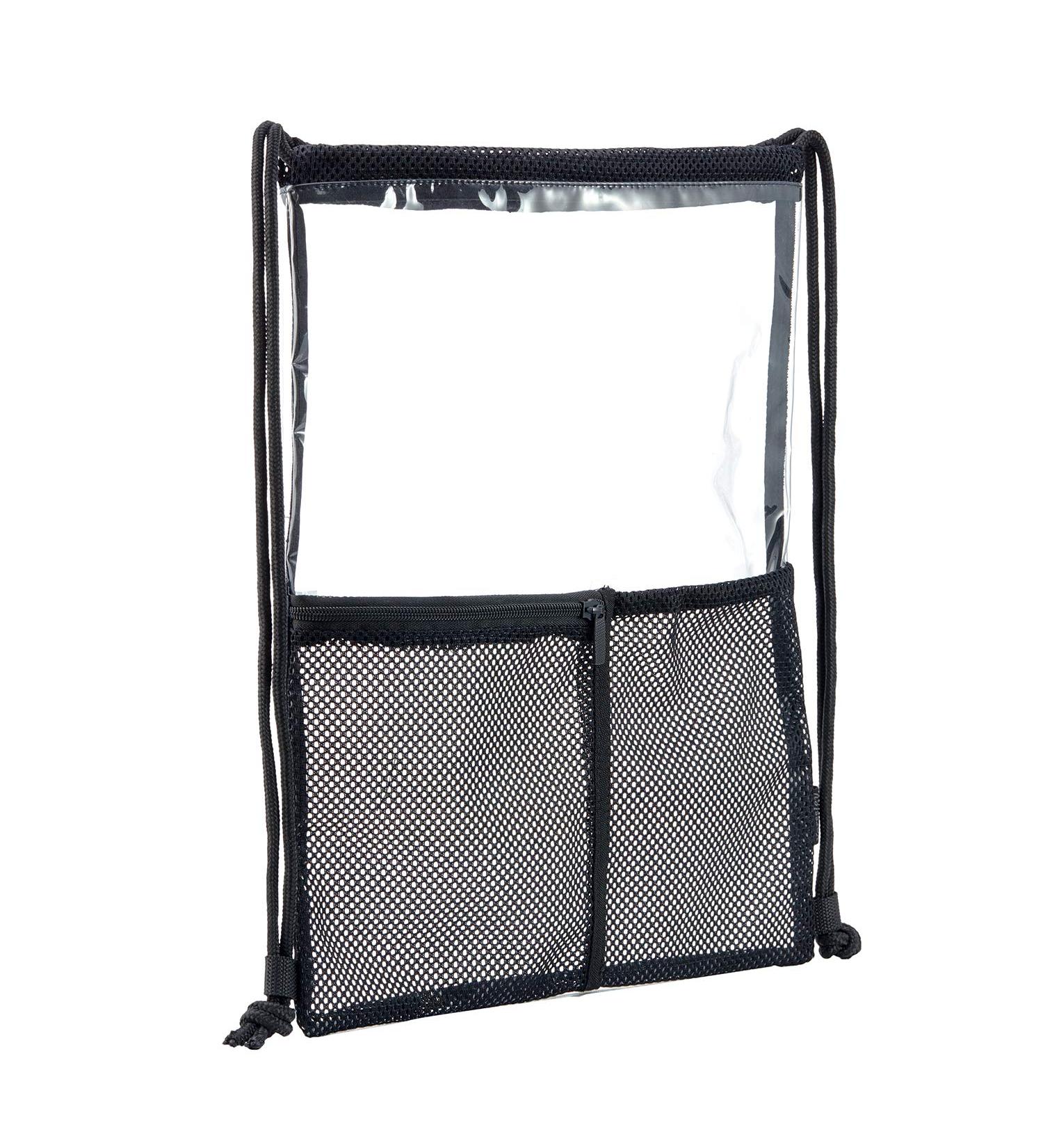 Yorssley Clear Drawstring Backpack string bag see through transparent stadium approved Gym - Buy Online on GoSupps.com