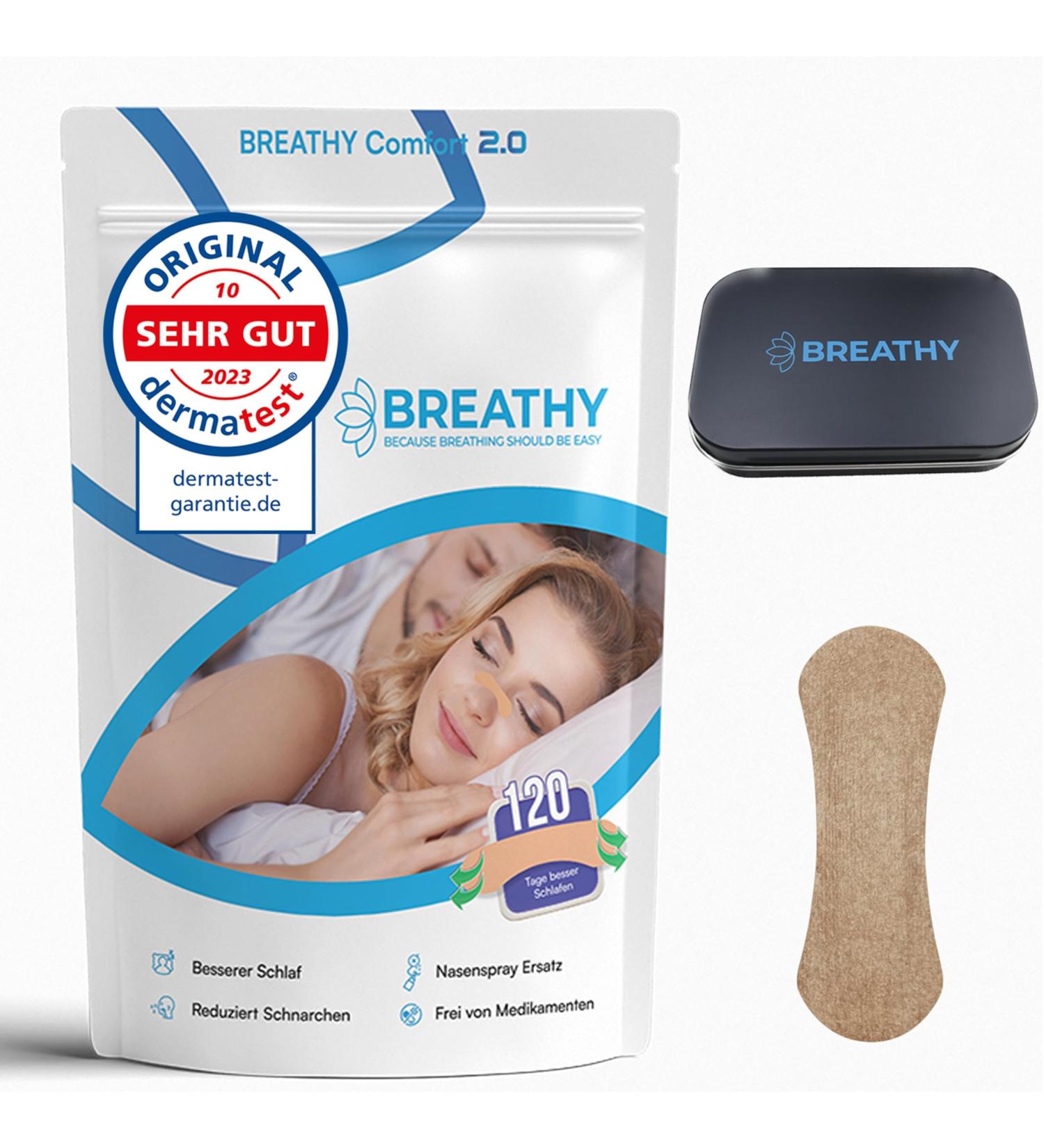120 Anti-Snoring Nose Strips - Improve Breathing & Sleep Quality | Nose Plasters for Better Rest (Brown) - Buy Online on GoSupps.com