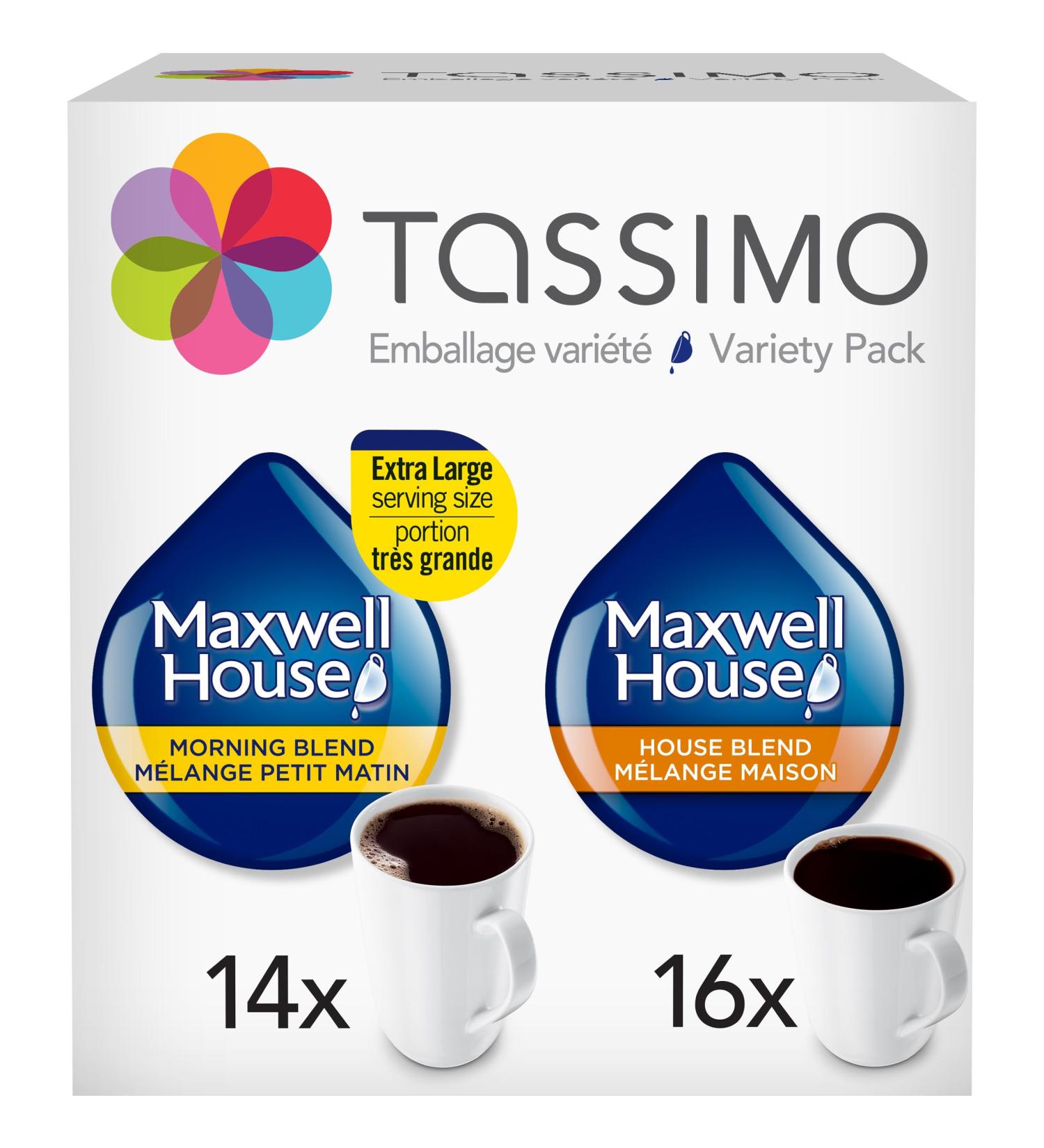 Tassimo Maxwell House Variety Pack 249g - Buy Online on GoSupps.com