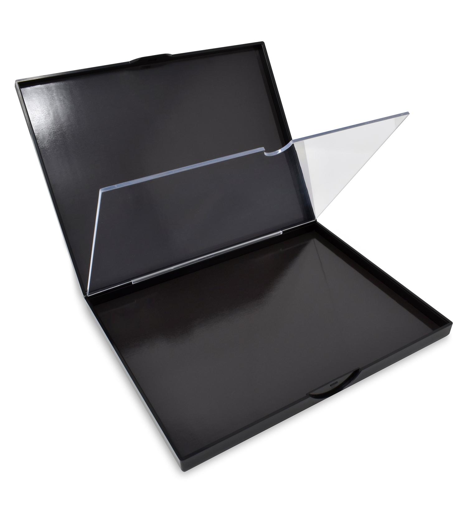 Adept Double Sided Magnetic Empty Palette in Singularity Black Holds 100+ Standard Eyeshadow Pans Hardshell Case - Buy Online on GoSupps.com