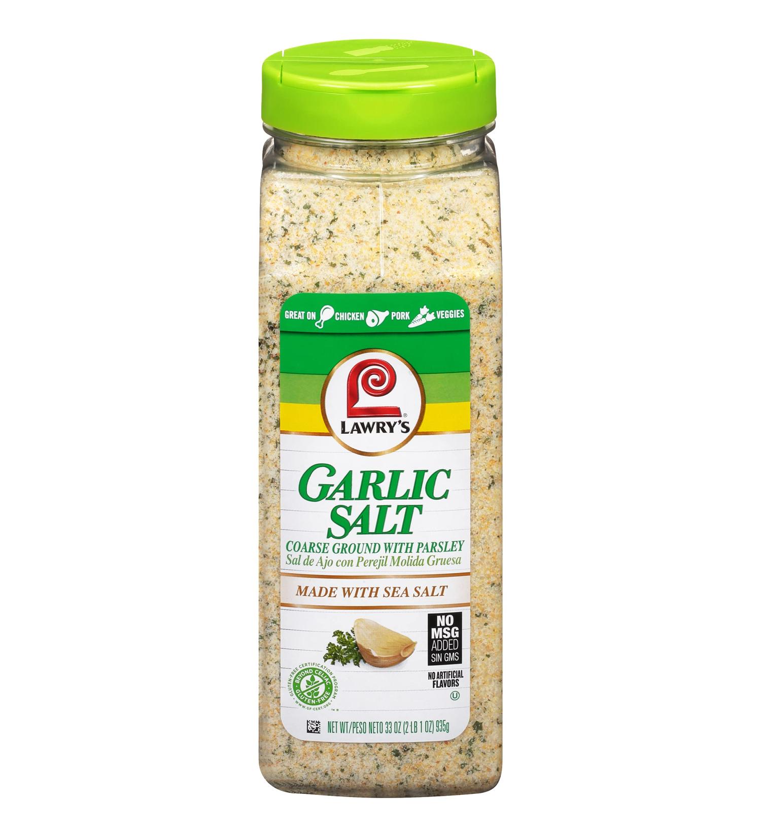 Lawry's Casero Garlic Salt 33oz - Premium Seasoning Blend - Buy Online on GoSupps.com
