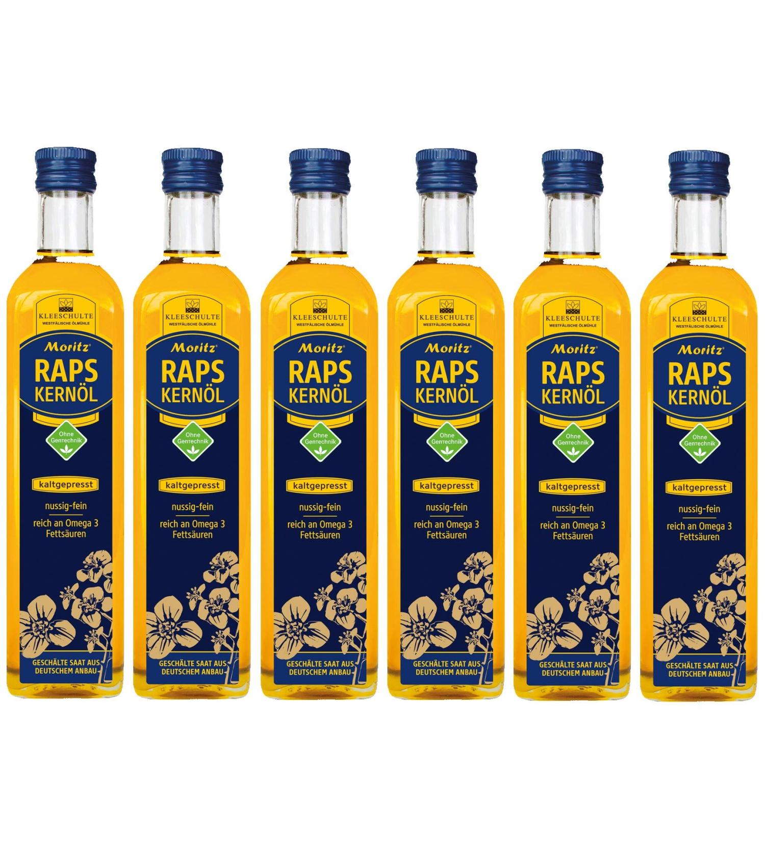Buy Moritz Rapeseed Oil Savings Pack (6 x 500ml) - Premium Quality International Shipping Available - Buy Online on GoSupps.com