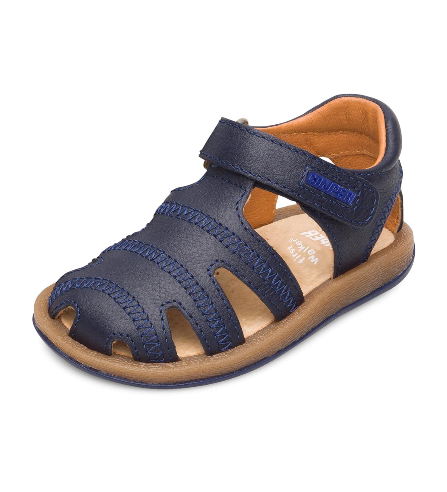 Camper Boy's Bicho First Walkers 80372 Sandal - Navy Blue | Size 7 UK - Buy Online on GoSupps.com