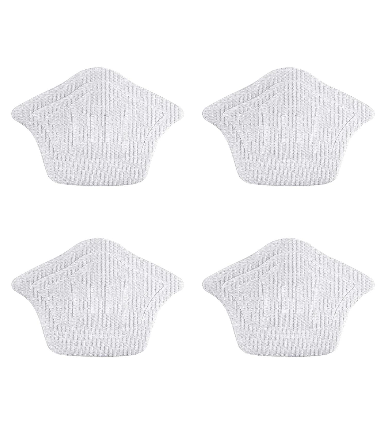 Soimiss Sneaker Heel Cushions - Self-Adhesive Shoe Inserts for Comfort | Friction Protection Pillows for Men & Women | 2 Pairs White - Buy Online on GoSupps.com