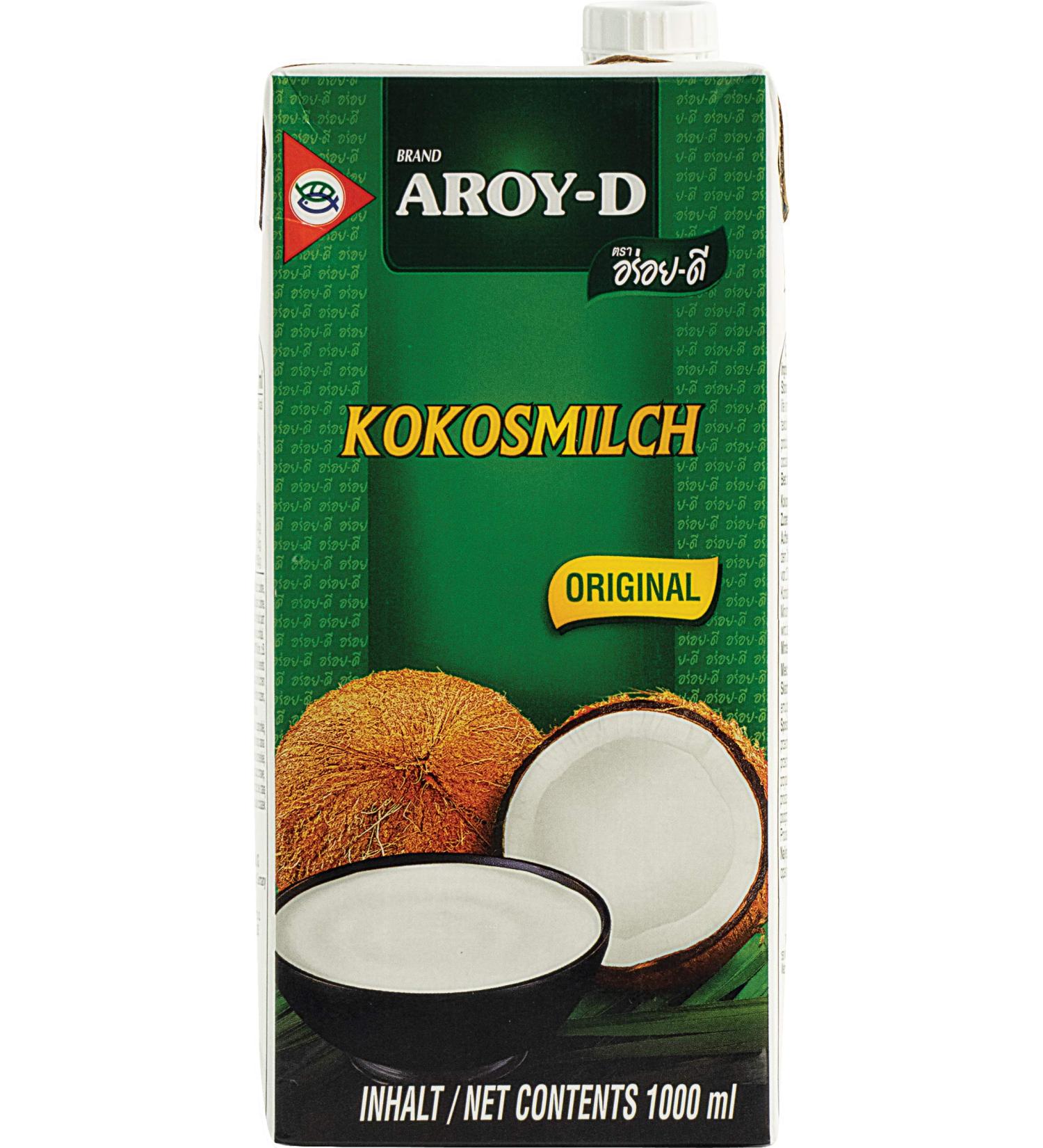 Buy AROY-D 1000ml Coconut Milk - Authentic Thai Coconut Milk | International Shipping - Buy Online on GoSupps.com