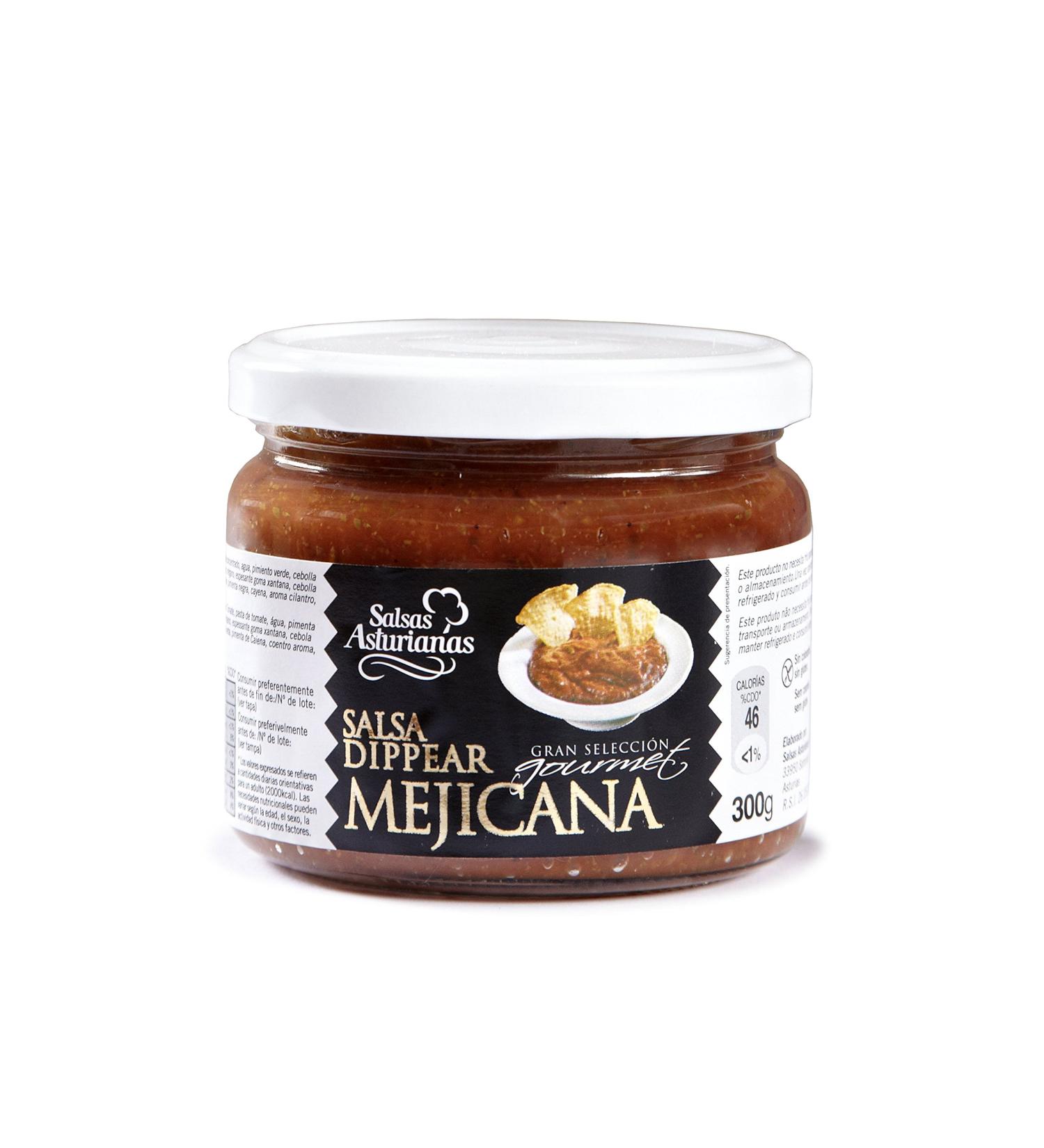 Salsas Asturianas - Mexican sauce - ideal for seasoning tasty Mexican cuisine300 gr