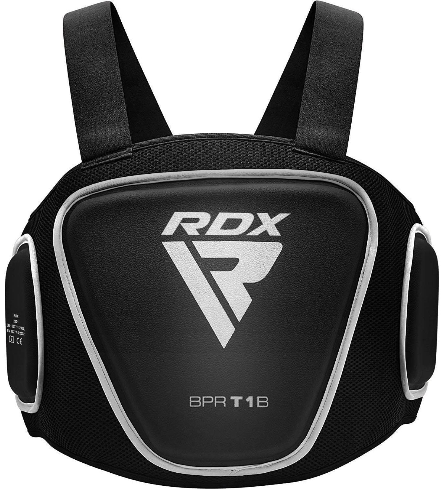 RDX Belly Pad Protector - Maya Hide Leather Rib Shield for Boxing and Martial Arts Training - Buy Online on GoSupps.com