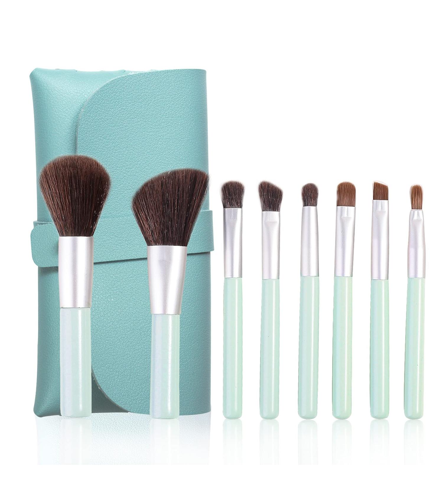 Professional 8-Piece Makeup Brush Set with Travel Bag | High-Quality Cosmetic Brushes for Women - Perfect for Flawless Application - Buy Online on GoSupps.com
