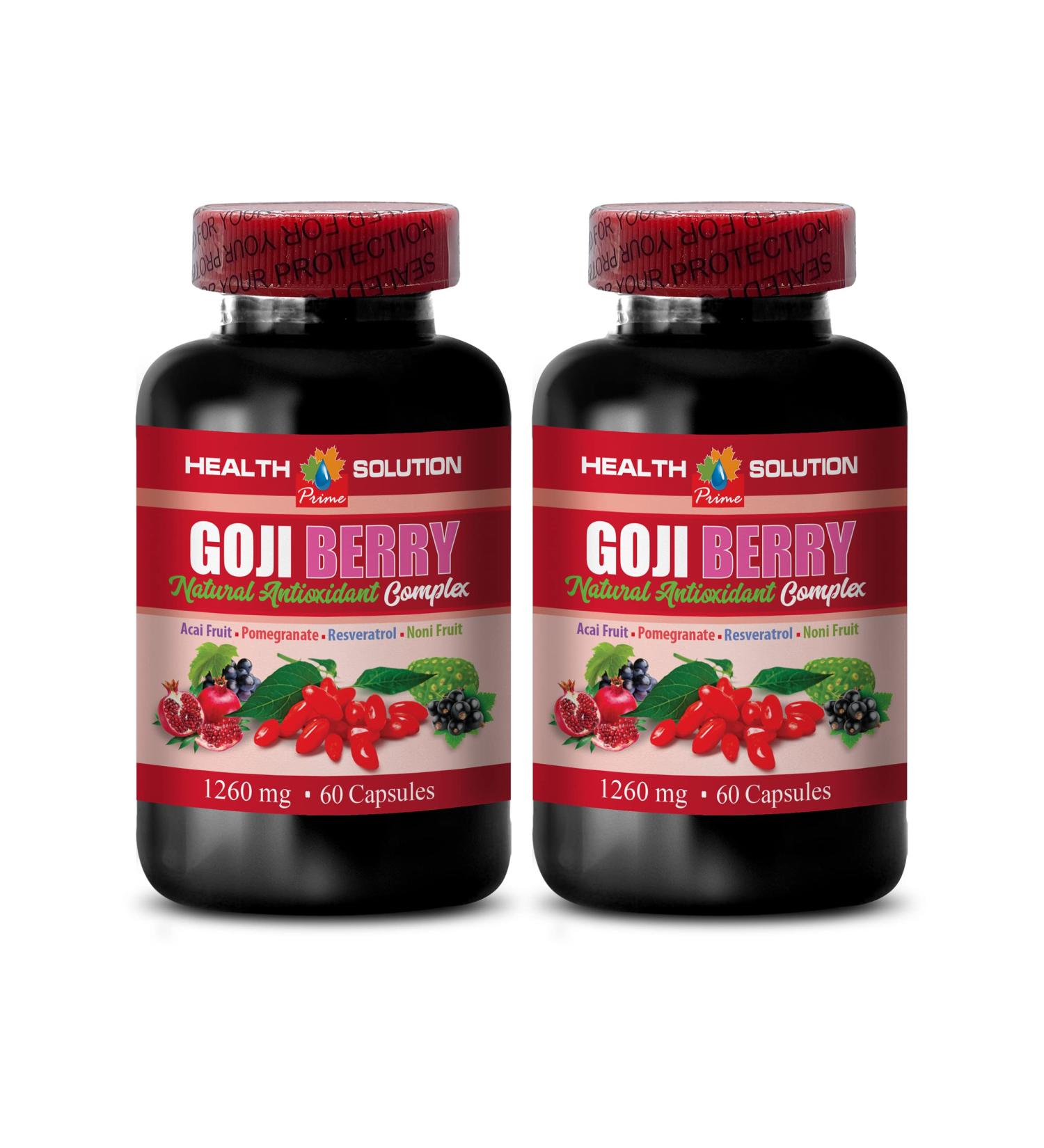 antioxidant multivitamin - GOJI BERRY - NATURAL ANTIOXIDANT COMPLEX - Natural resveratrol - antioxidants supplement - superfood goji berries goji berry supplements superfood antioxidant 2B 120Caps - Buy Online on GoSupps.com