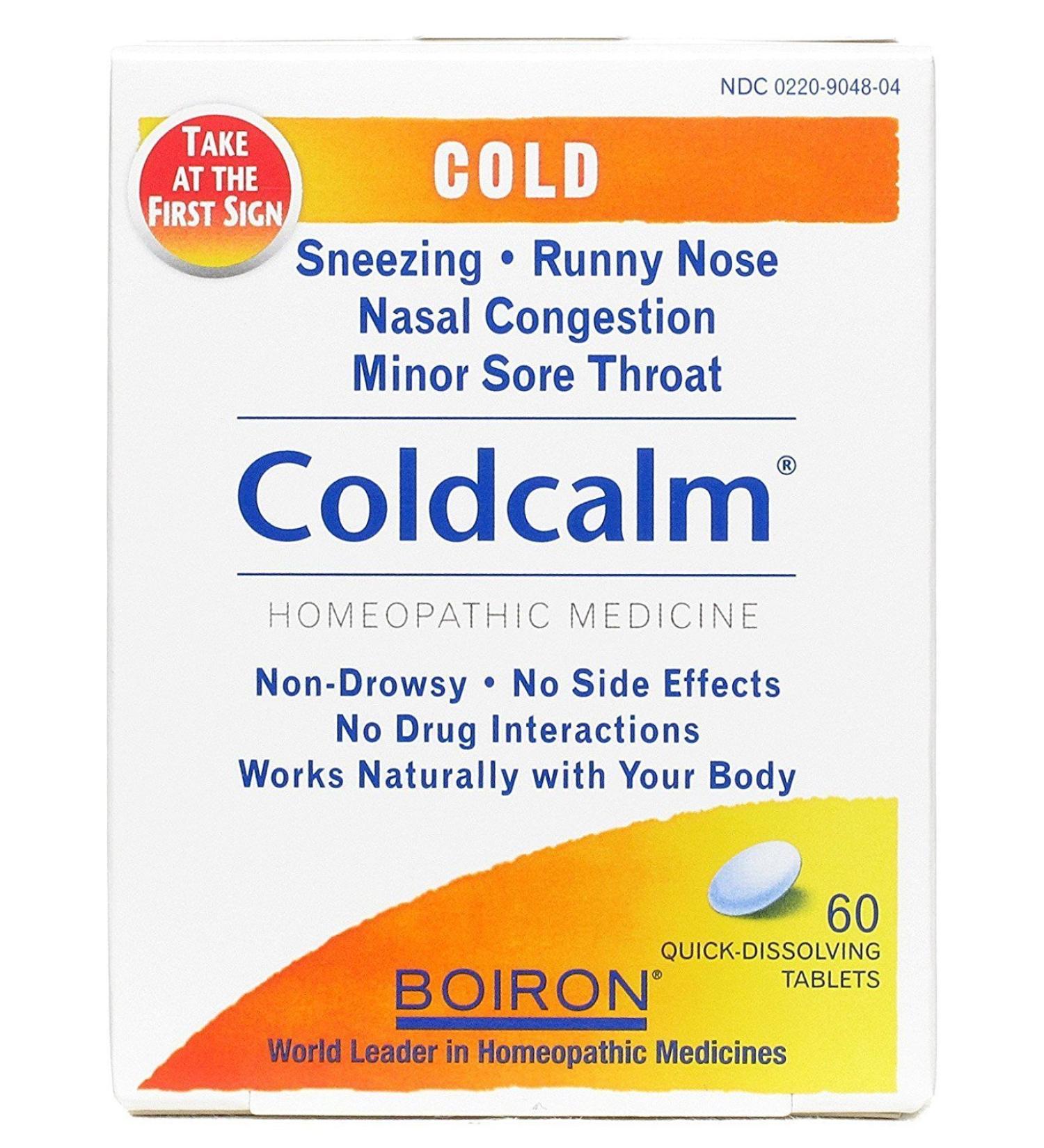 Boiron Coldcalm Quick-Dissolving Tablets 60 Tablets (Pack of 6)6