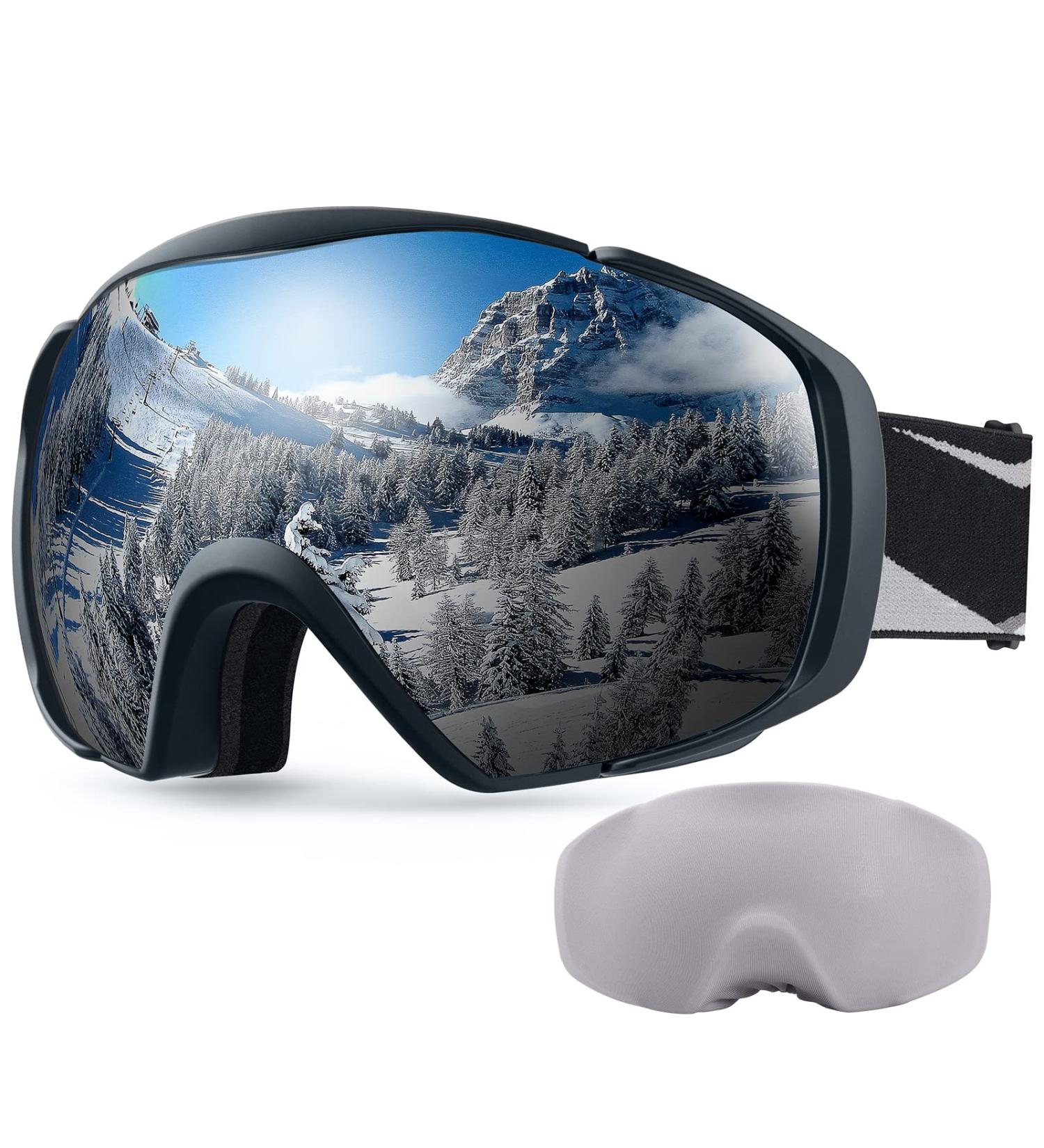 OutdoorMaster A01 Vlt 9.4% Ski Goggles with Cover - Anti-Fog Snowboard Snow Goggles for Men and Women - Buy Online on GoSupps.com