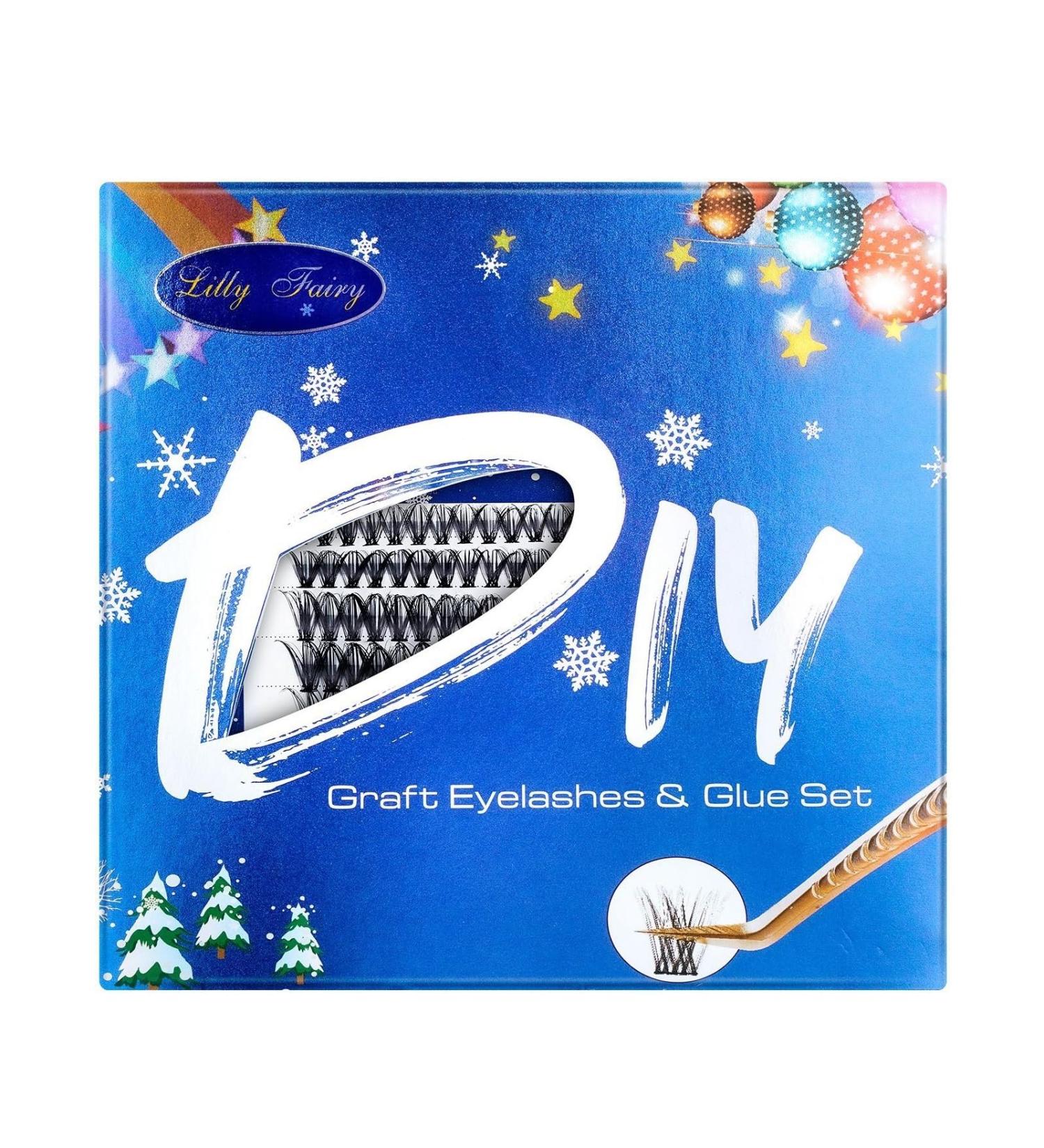 False Eyelashes Set for Beginners | Reusable Mascara & Eyelash Glue Kit | Shop Internationally - Buy Online on GoSupps.com