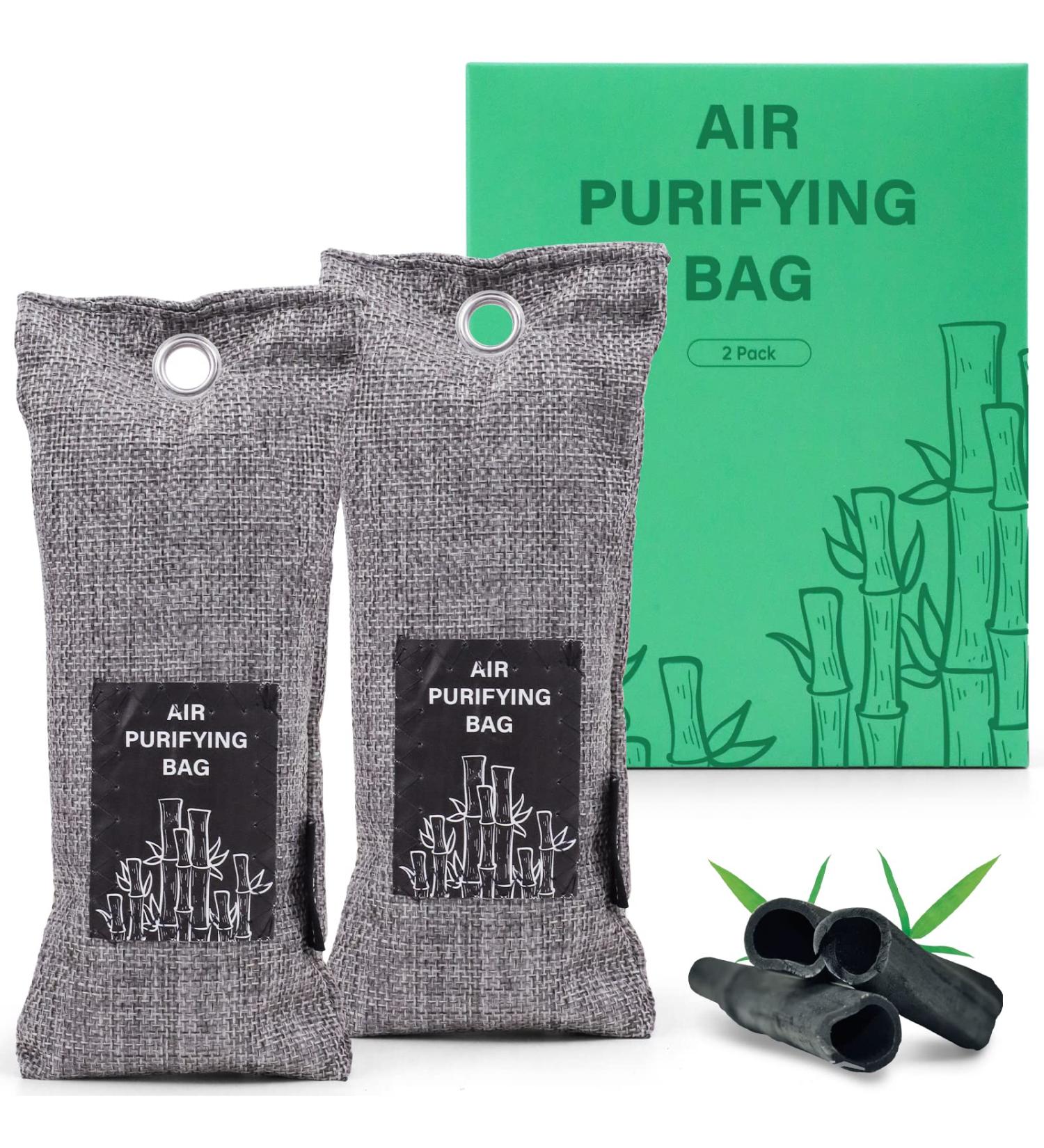 La Bellef e Bamboo Activated Carbon Air Purifier - Natural Odor Remover for Shoes & Spaces (2x75g) - Freshness & Deodorant Solution - Buy Online on GoSupps.com