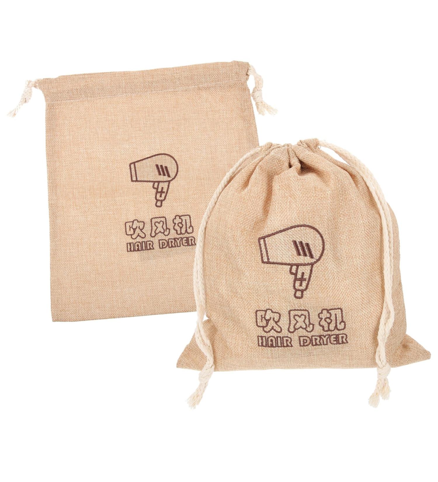 Baluue 4 Pcs Portable Drawstring Bag Drawstring Travel Pouch Storage Bag for Hair Dryer Hair Tool Bag Cloth - Buy Online on GoSupps.com