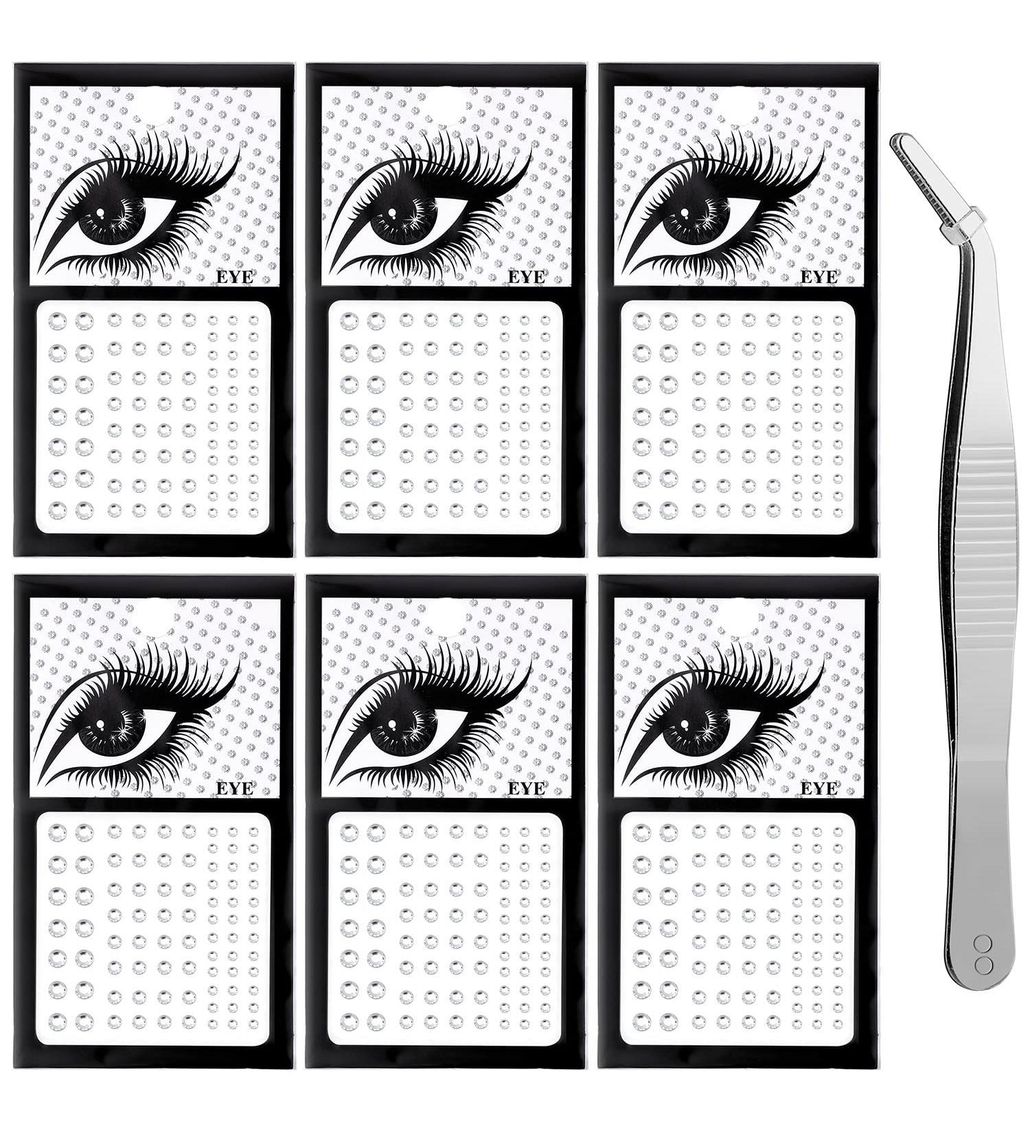 KOHOTA 6 Sheets Face Gem Eye Body Jewels Crystal Rhinestone for Halloween Festival & Nail Art - Multi-color - Buy Online on GoSupps.com