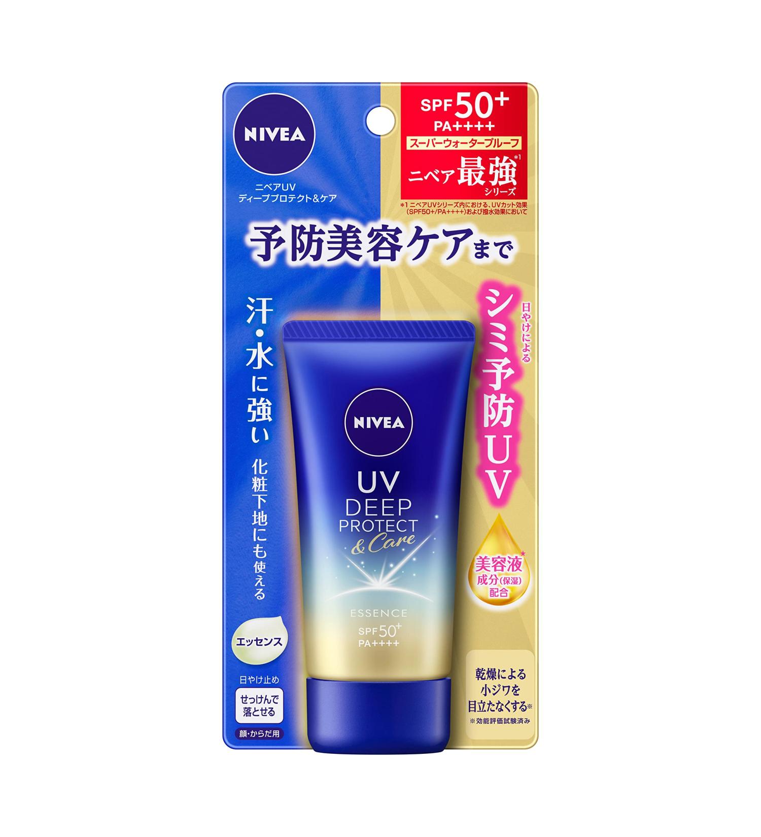 Nivea UV Deep Protect & Care Essence SPF50+/PA++++ - 50g - Buy Online on GoSupps.com