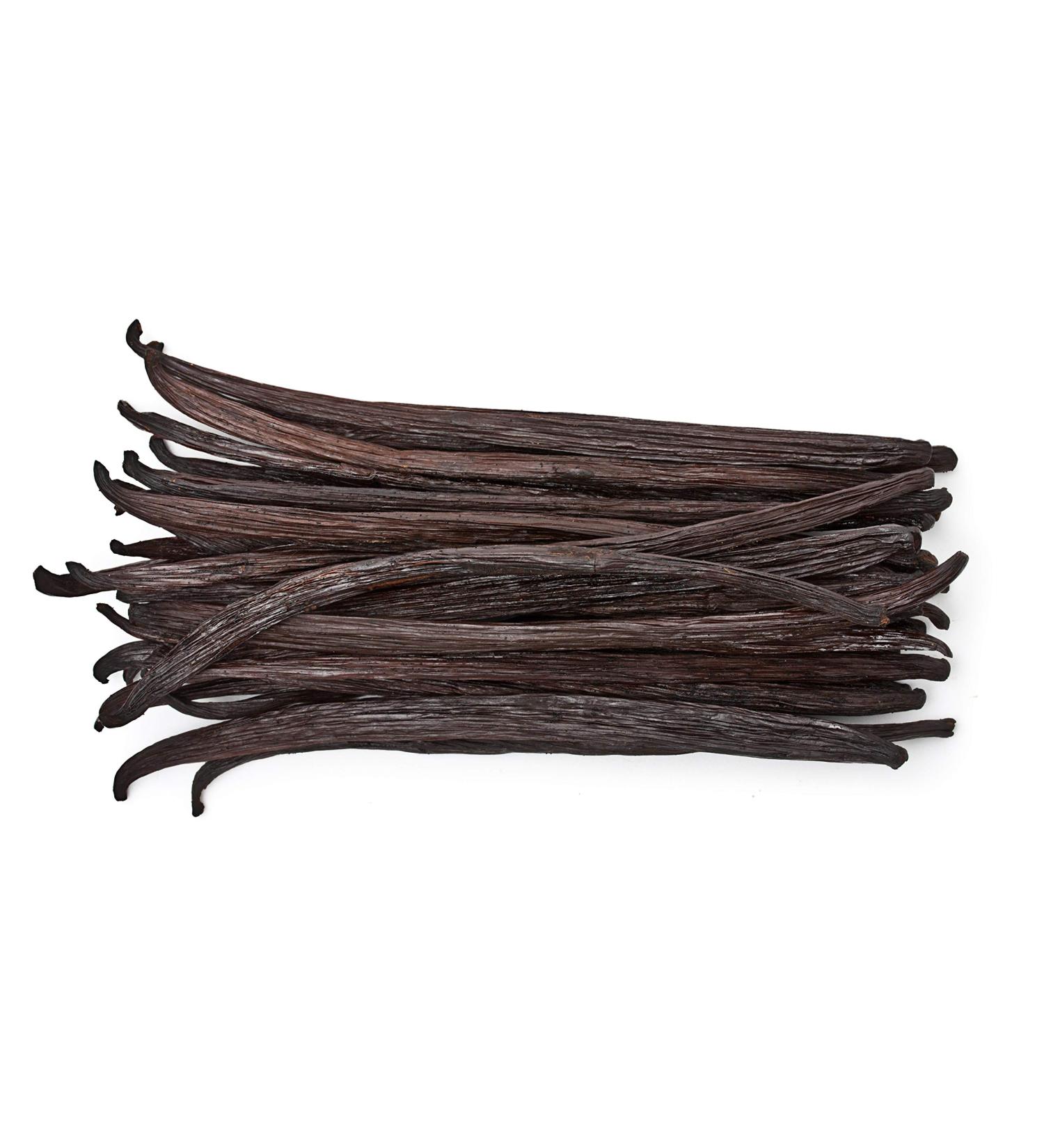 Tahitian Vanilla Beans - 50 Count Extract Grade B Pods for Baking, Homemade Extract, Brewing, Coffee, Cooking - Buy Online on GoSupps.com