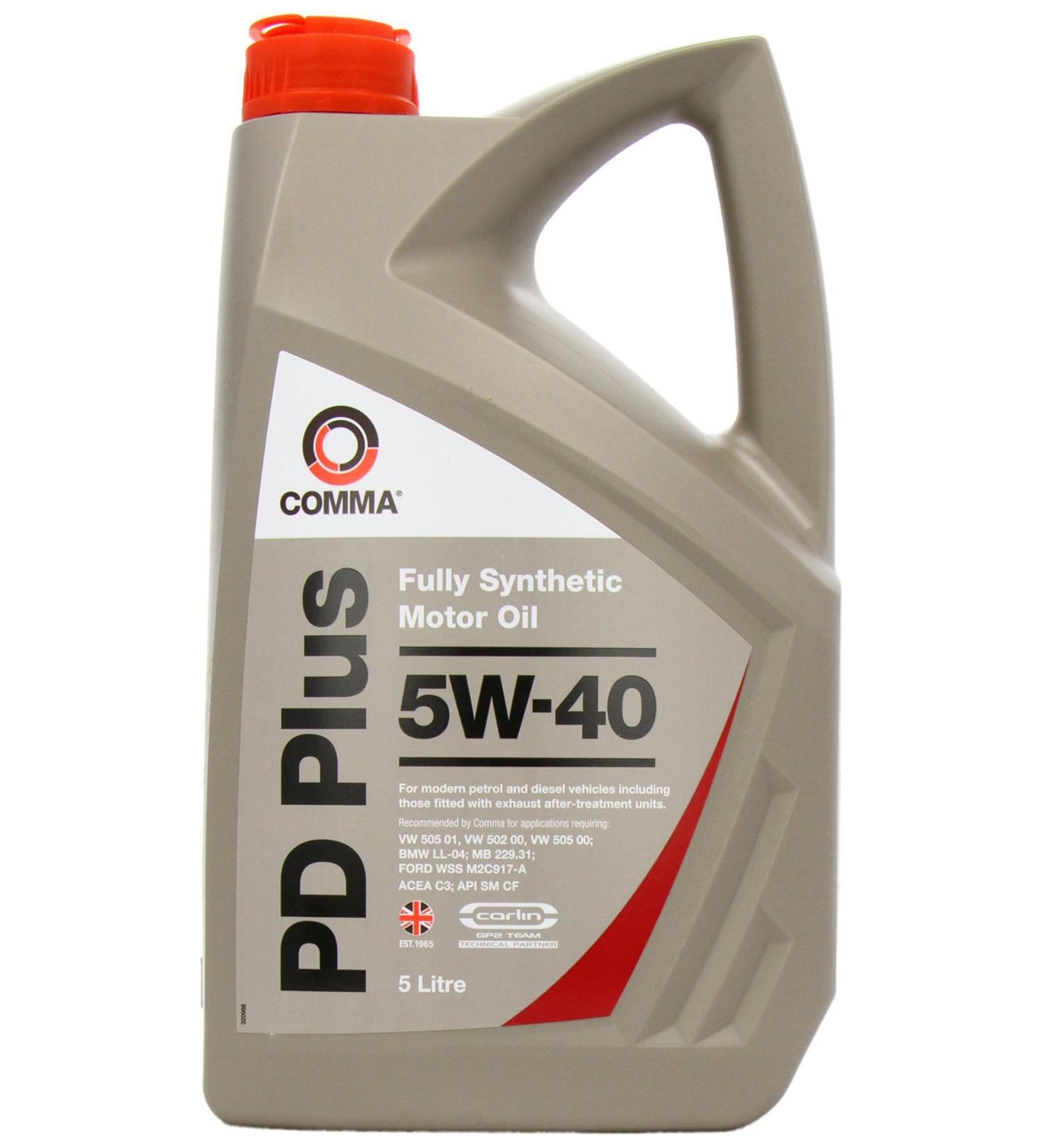 COMMA DPD5L Diesel PD 5W40 Fully Synthetic Motor Oil 5 Liter