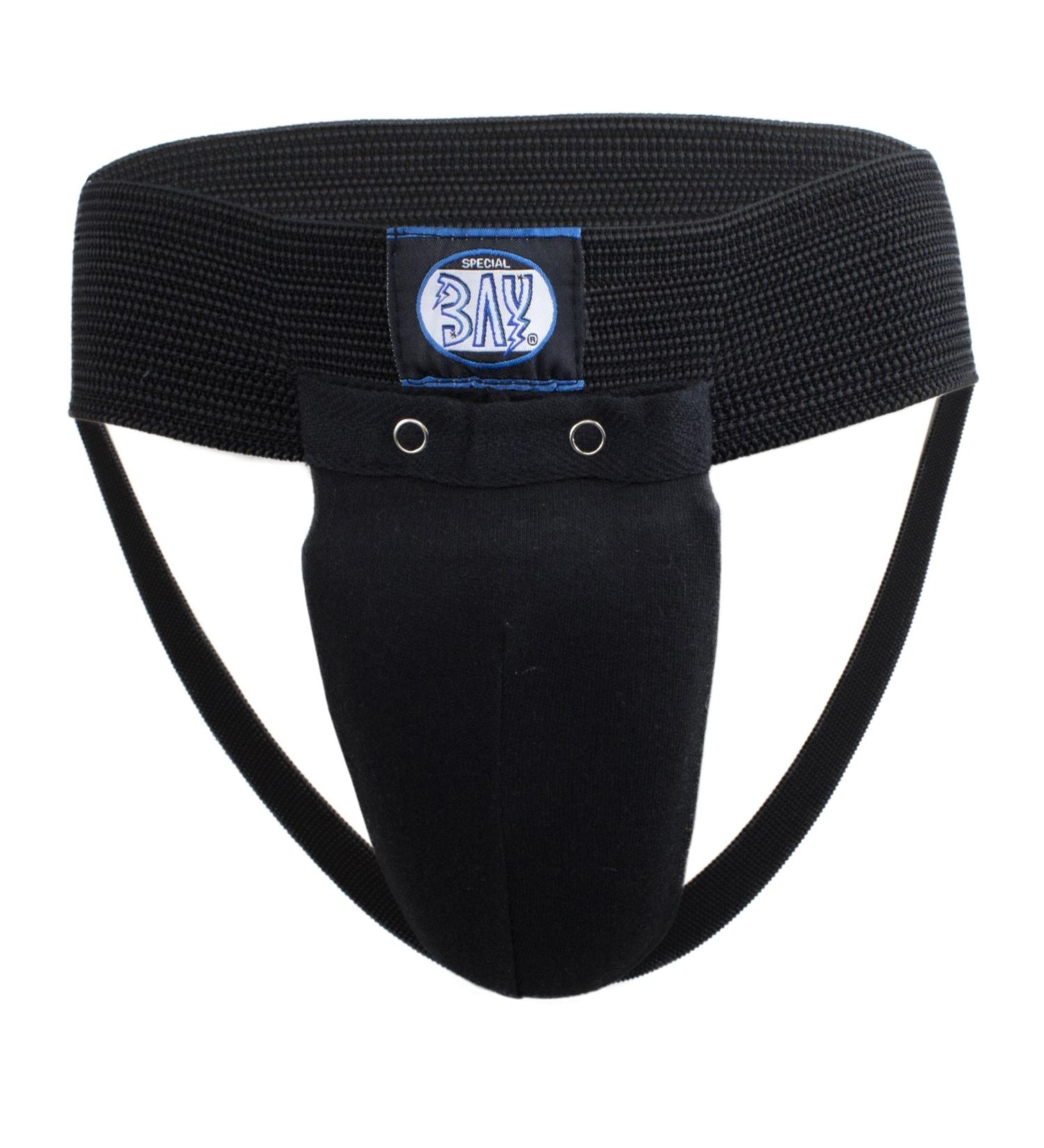 Bay women's deep protection 3 -option soft women children lady - black - deep protector abdominal protection Suspensorium budo martial arts kickboxing muay thai thai boxing tkd taekwondo tae kwon do taekwon handball adult kids junior black xs