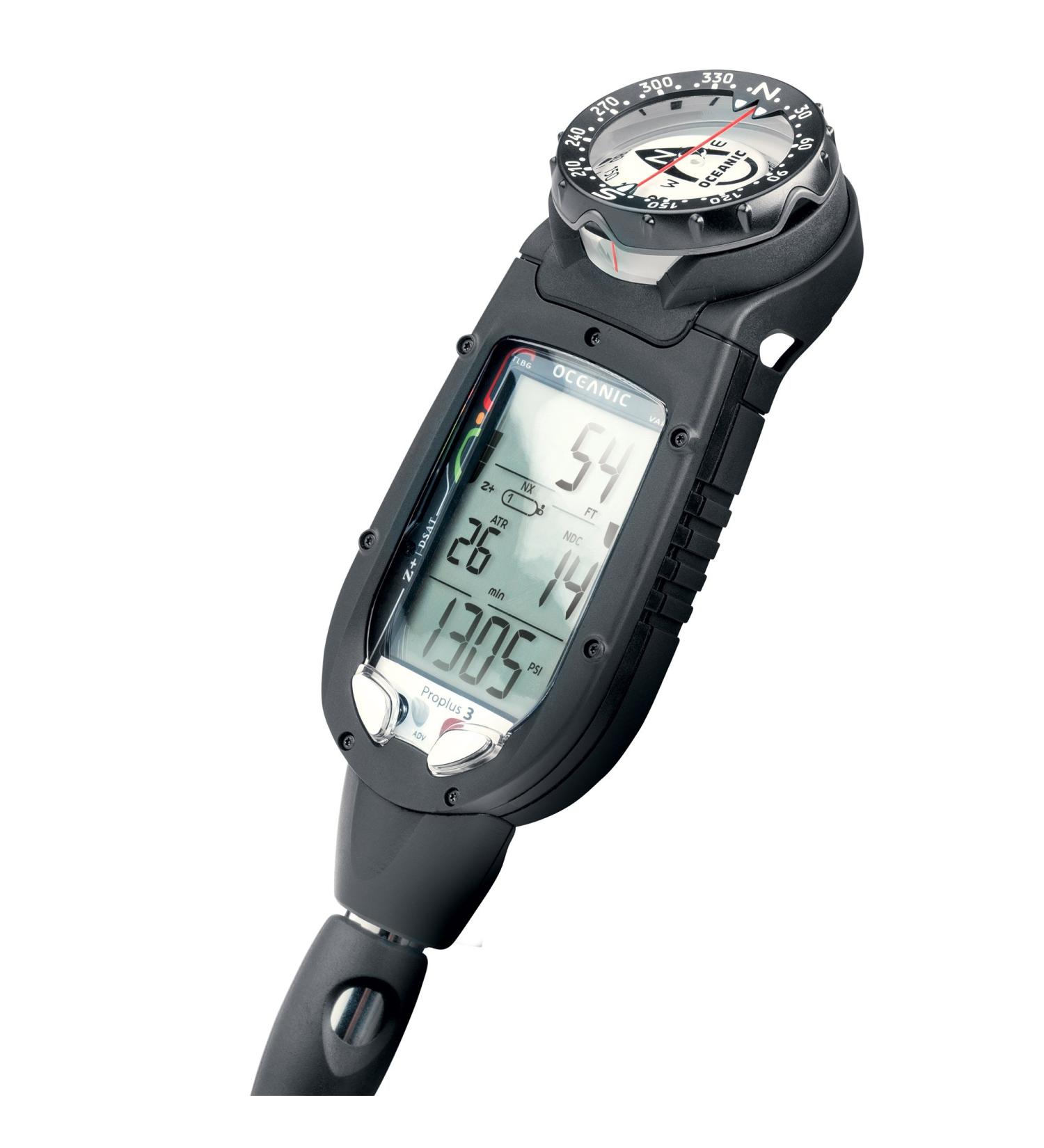 Oceanic Datamax Pro Plus 3.0 Air/Nitrox Integrated Computer with Compass & Quick Disconnect - Download Kit Included - Buy Online on GoSupps.com