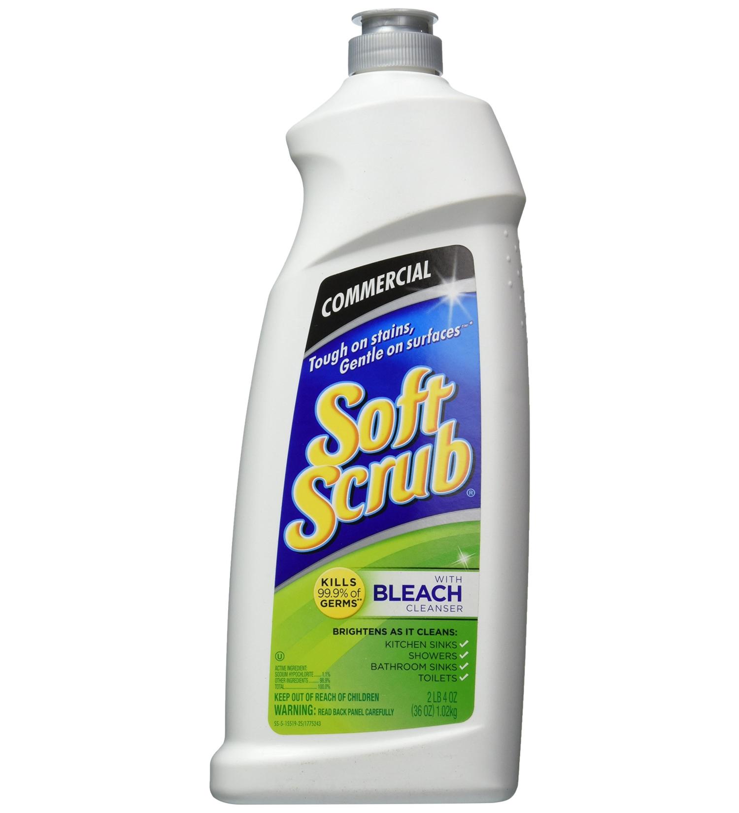Scrub Commercial Cleanser with Bleach 36 oz.