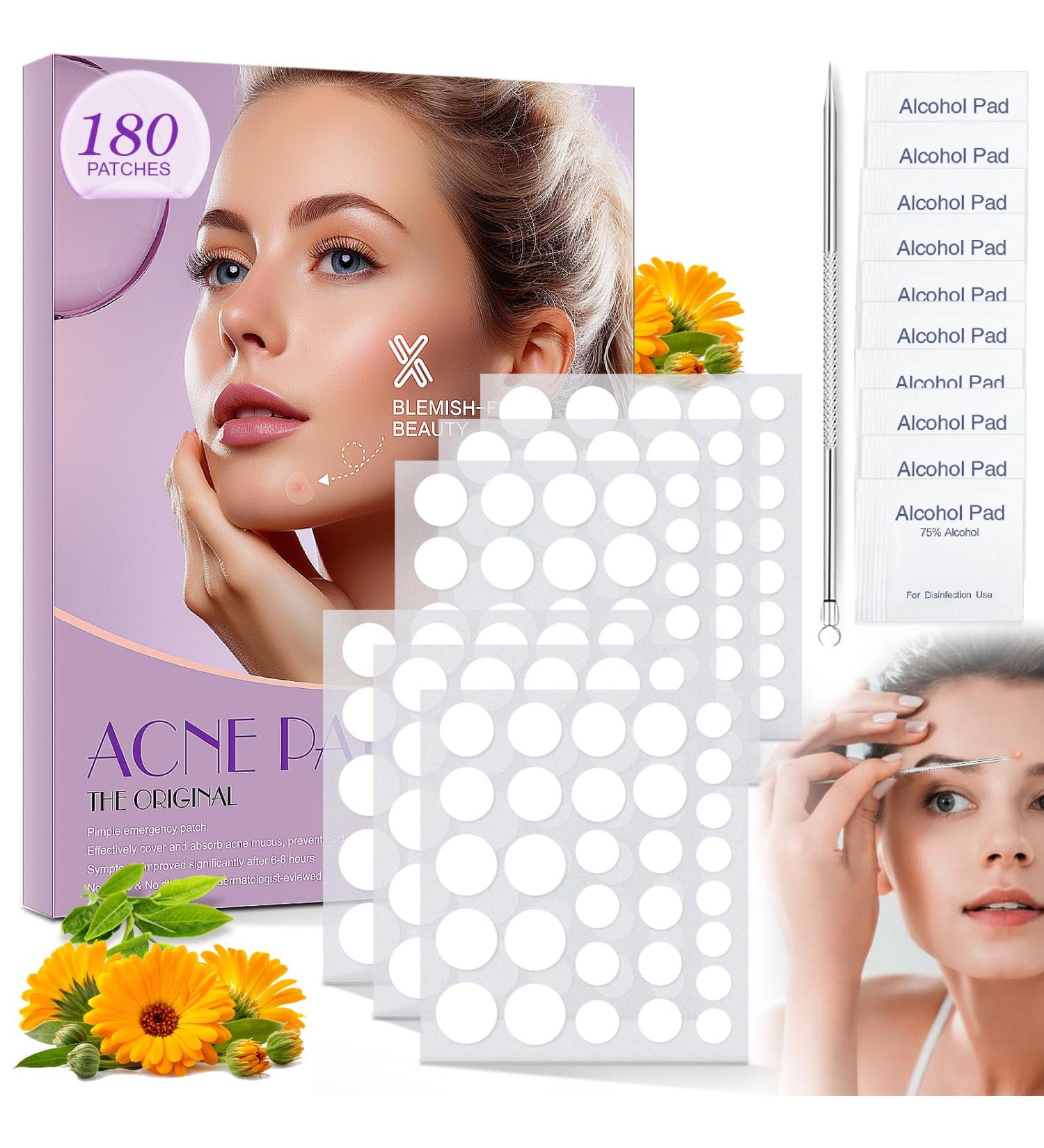 Buy XVXV Pimple Patches - Hydrocolloid Acne Treatment for Face Invisible Blemish Dots with Tea Tree & Salicylic Acid 180 Count 4 Sizes | International Shipping Available - Buy Online on GoSupps.com