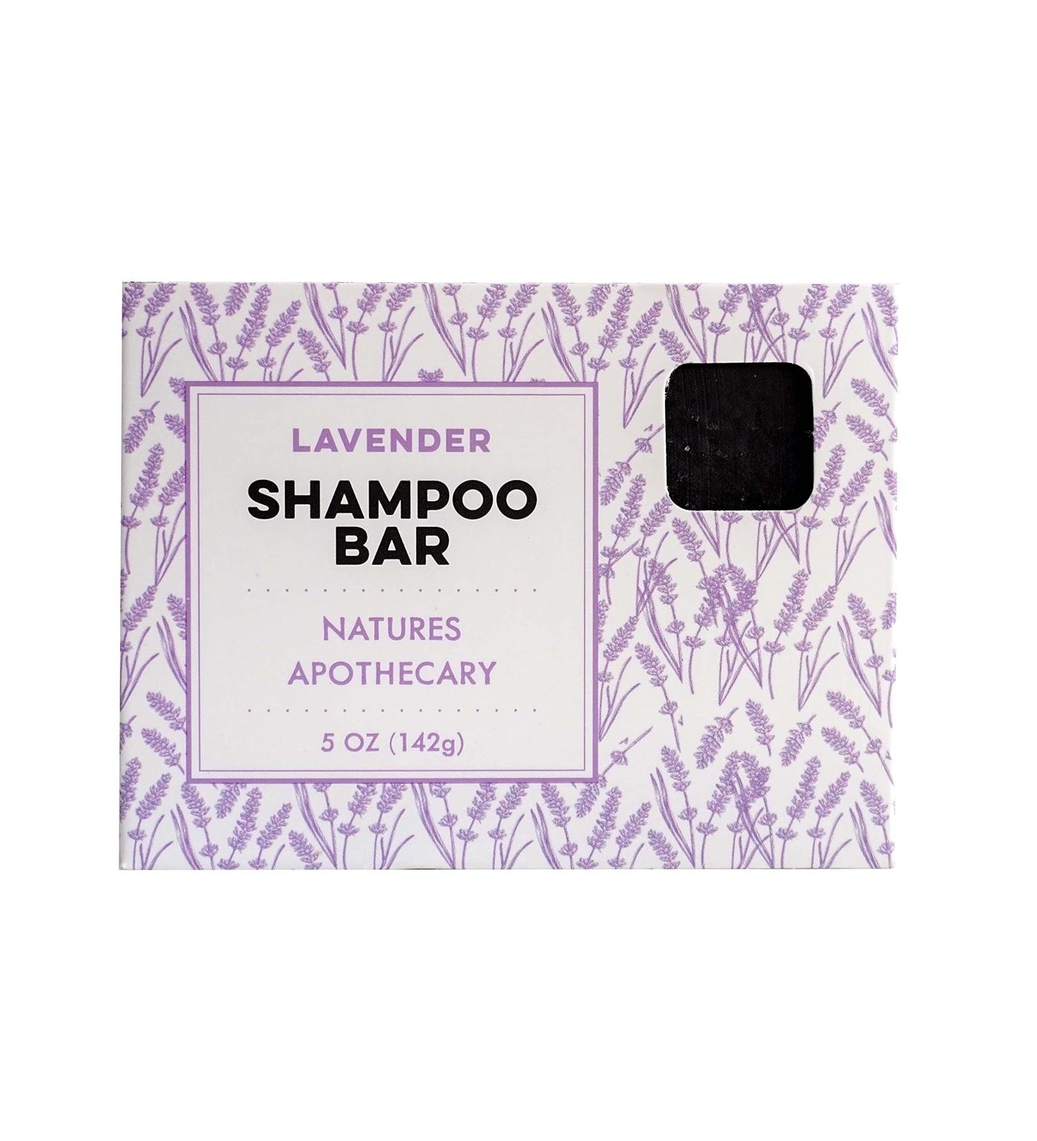 Buy NATURE'S APOTHECARY Lavender Solid All-Natural Shampoo Bar - Eco-Friendly Vegan Hair Care Handmade in USA Sulfate Free Cruelty Free 5 oz for All Hair Types - Buy Online on GoSupps.com