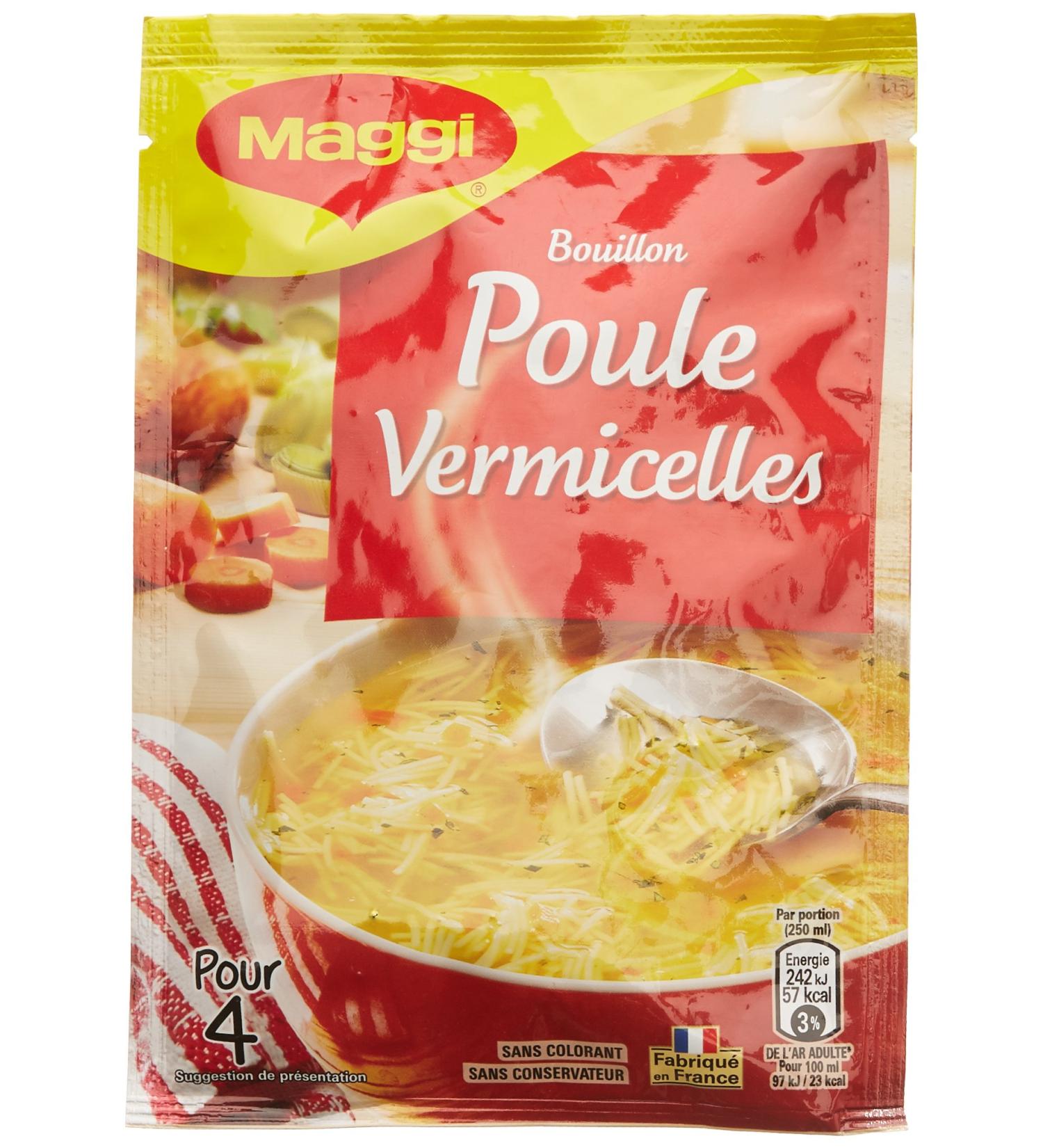 Maggi Soupe Poule aux Vermicelles (1 Sachet) - 65g - Buy Online on GoSupps.com