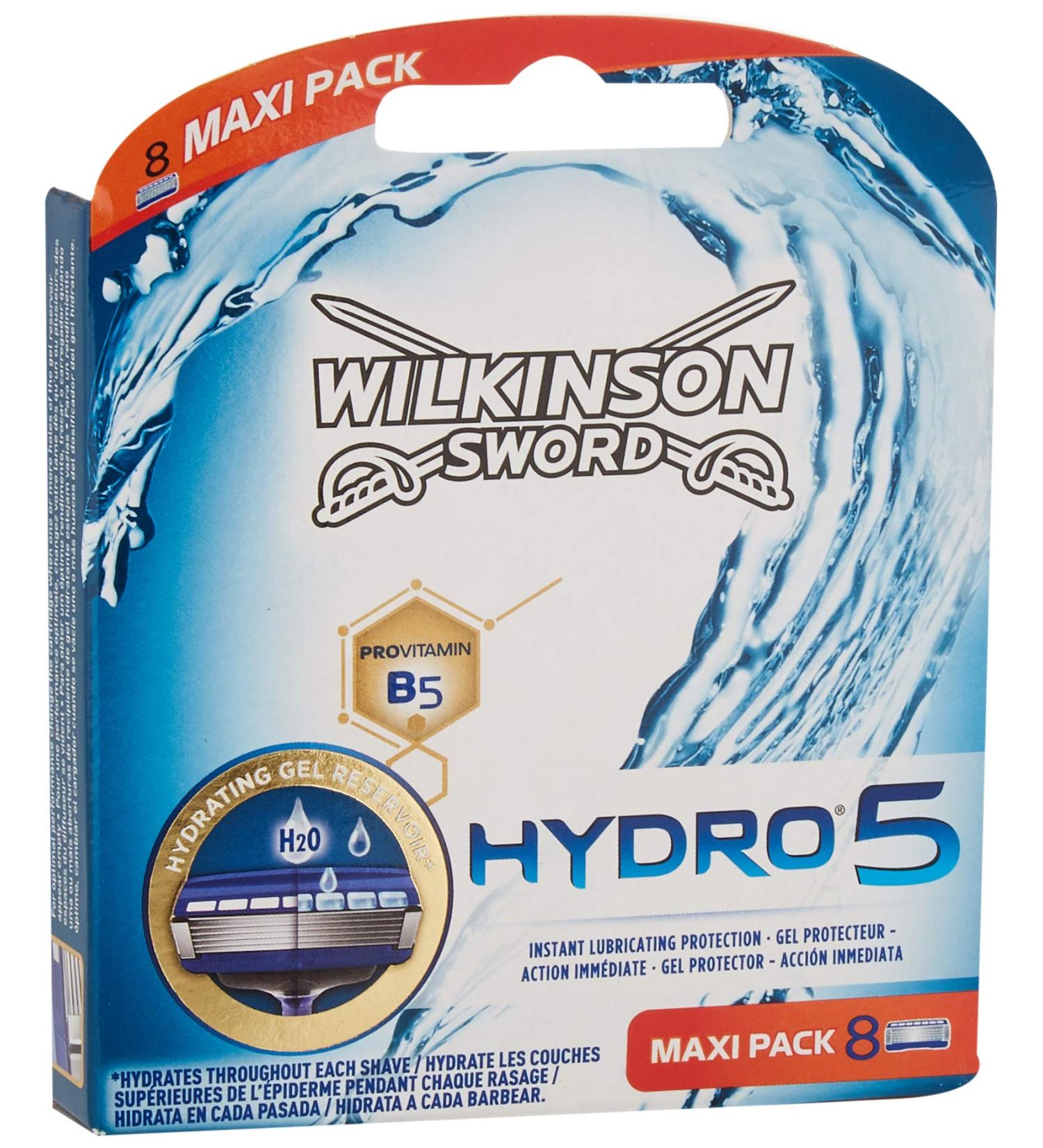 Wilkinson Sword Hydro 5 Razor Blades - 8 Pack for Men's Razors | International Shipping Available - Buy Online on GoSupps.com