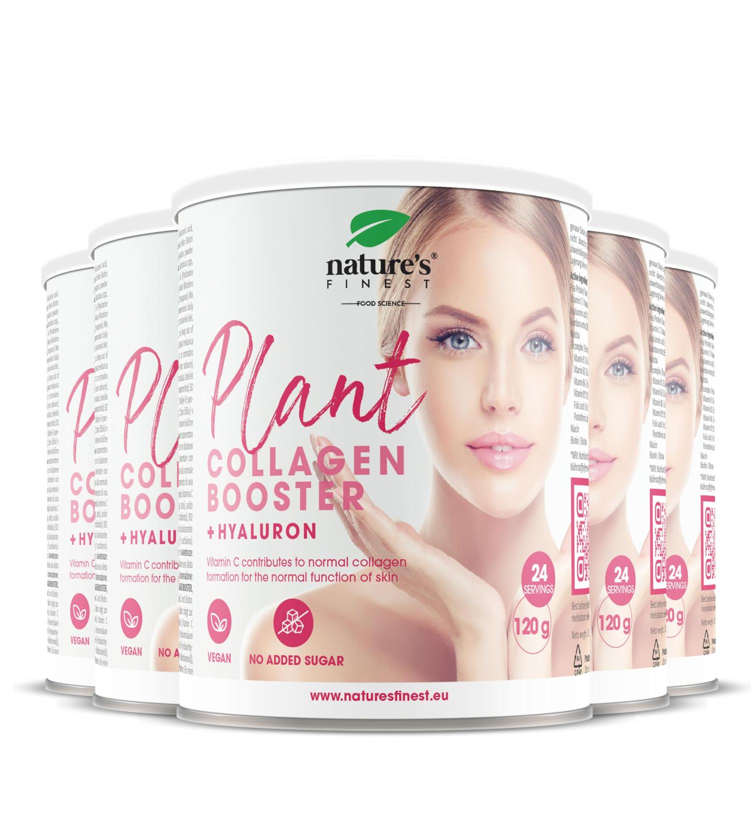Nature's Finest by Nutrisslim Plant Vegan Collagen Powder With Hyaluronic Acid - Vitamins For Women - Normal Collagen Synthesis Cellular Protection Against Oxidative Damage - Buy Online on GoSupps.com