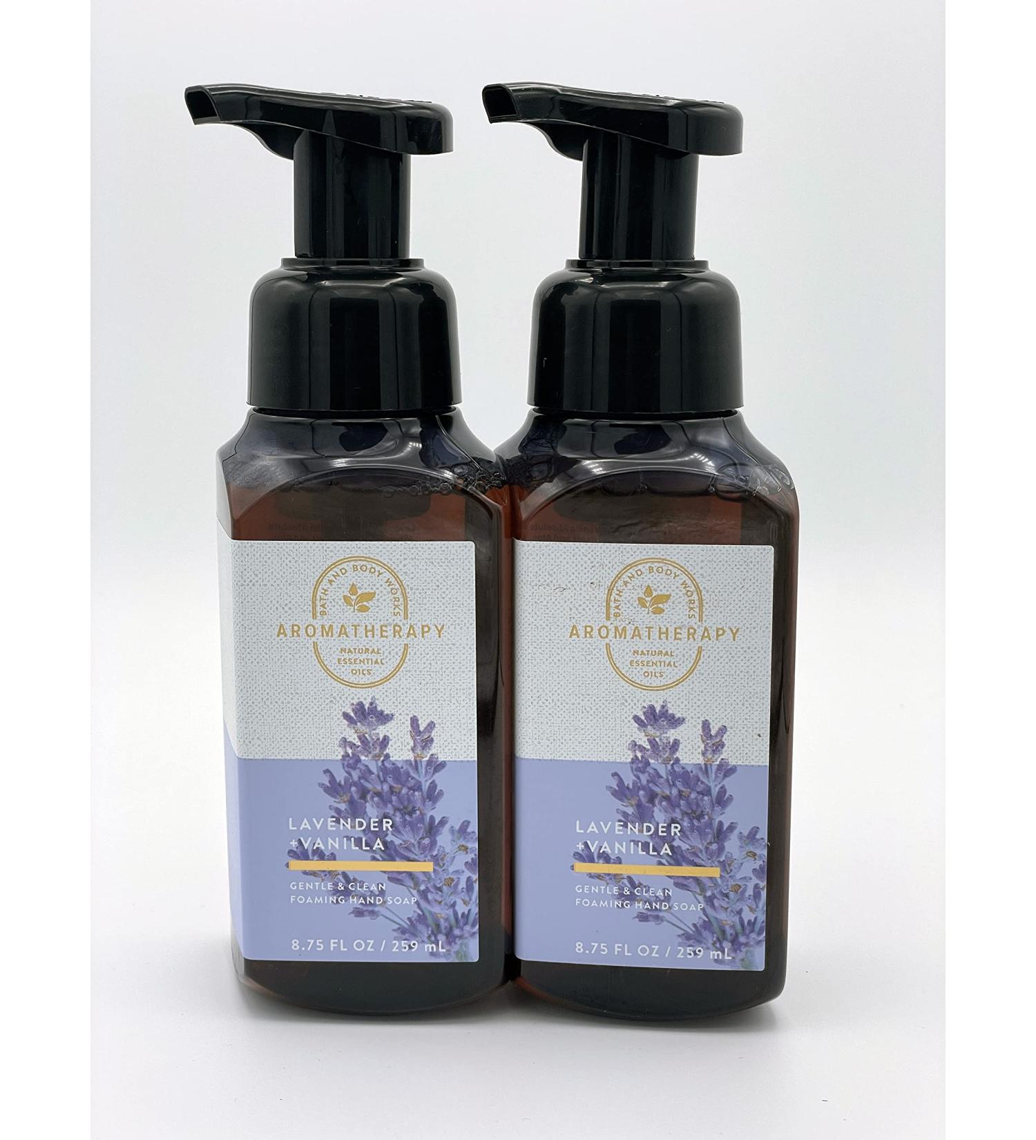 Bath and Body Works Gentle & Clean Foaming Hand Soap 8.75 fl. oz. (Aromatherapy Lavender Vanilla 2-Pack)