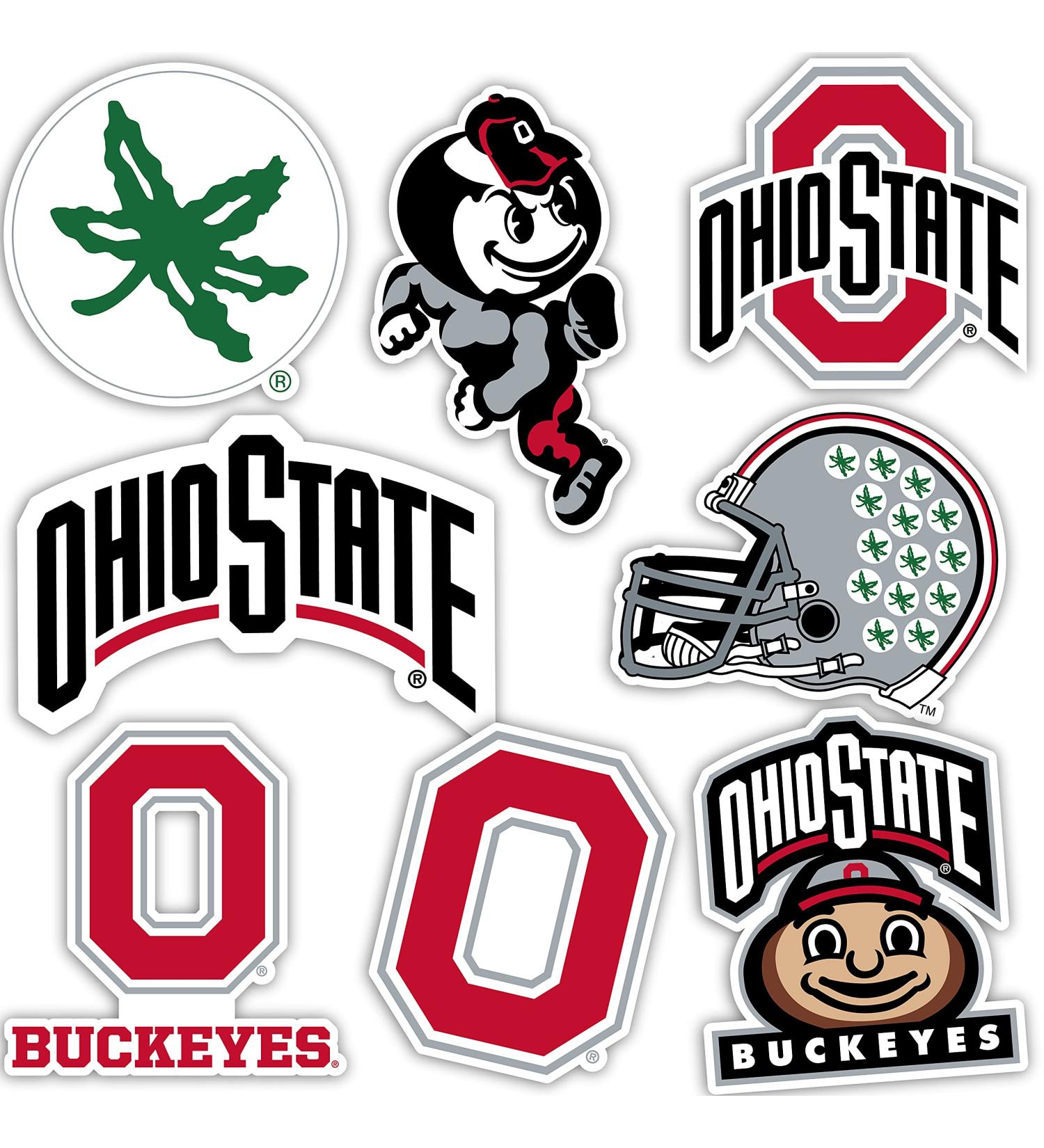 Ohio State University OSU Buckeyes Sticker - Vinyl Decal for Laptop, Water Bottle, Car, Scrapbook - Buy Online on GoSupps.com