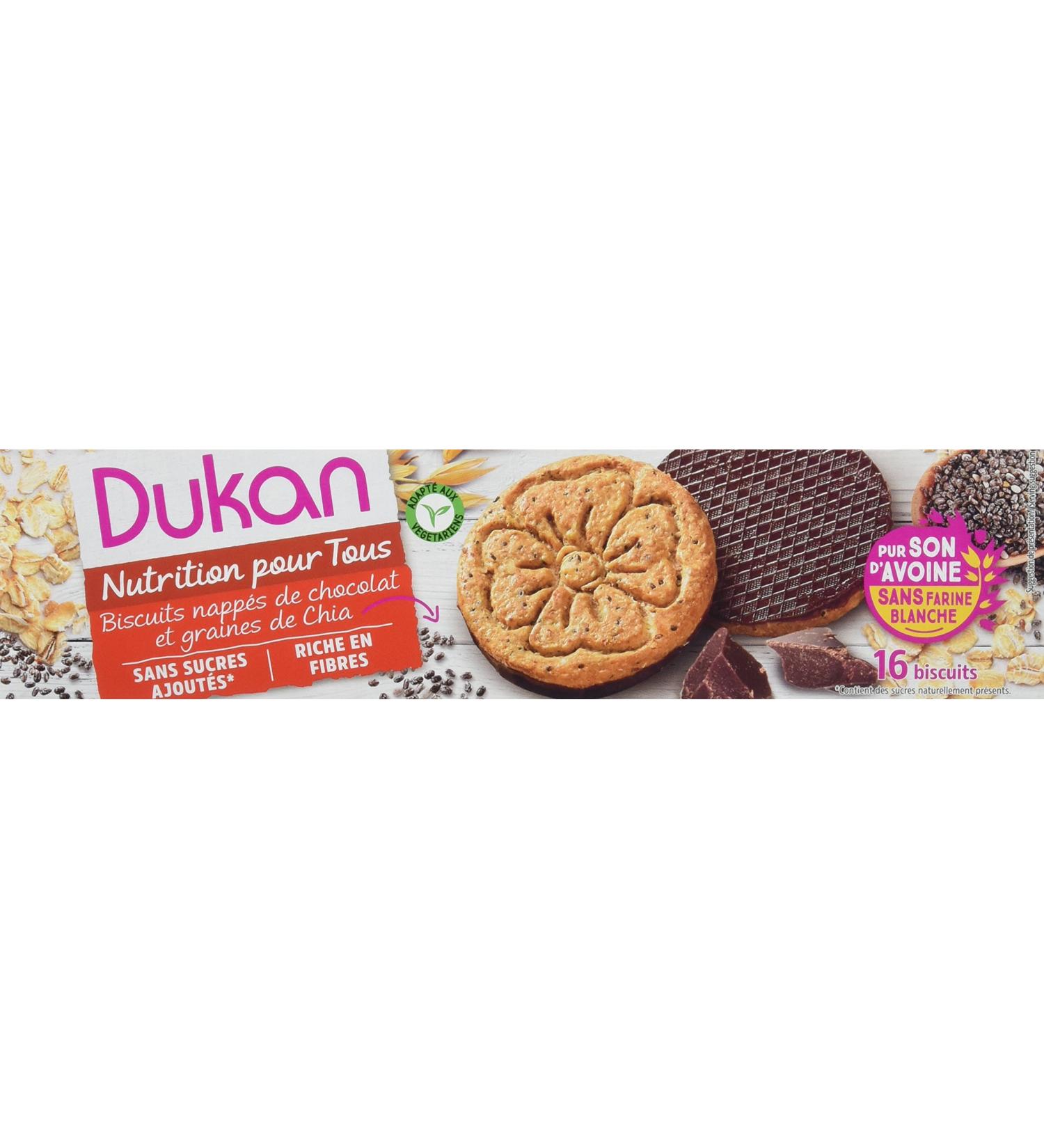 Dukan Biscuits de Son d'Avoine aux Graines de Chia 160 g - Buy Online on GoSupps.com