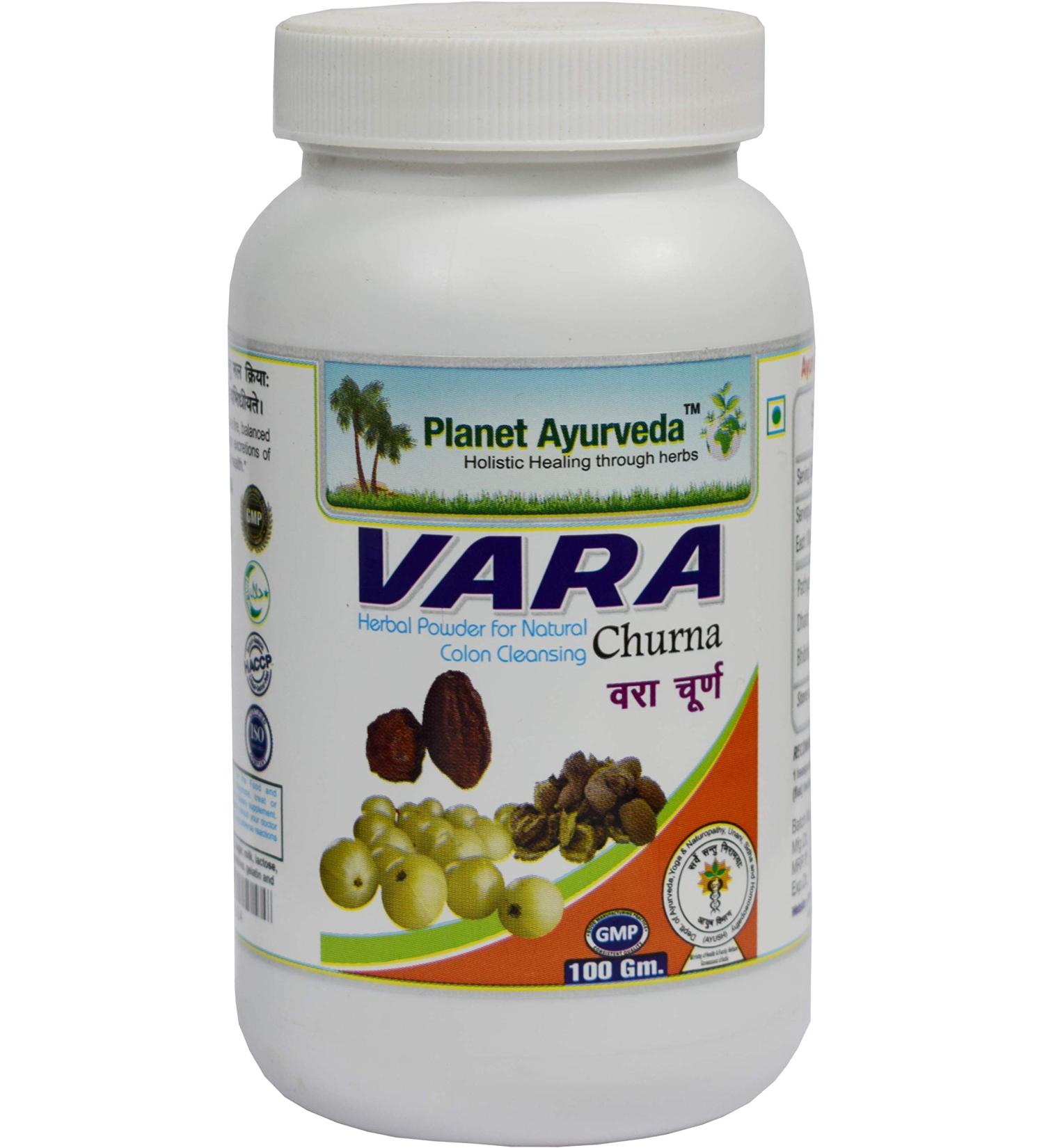 Planet Ayurveda Vara Churna, 100% Natural 100 Grams 2 Jars