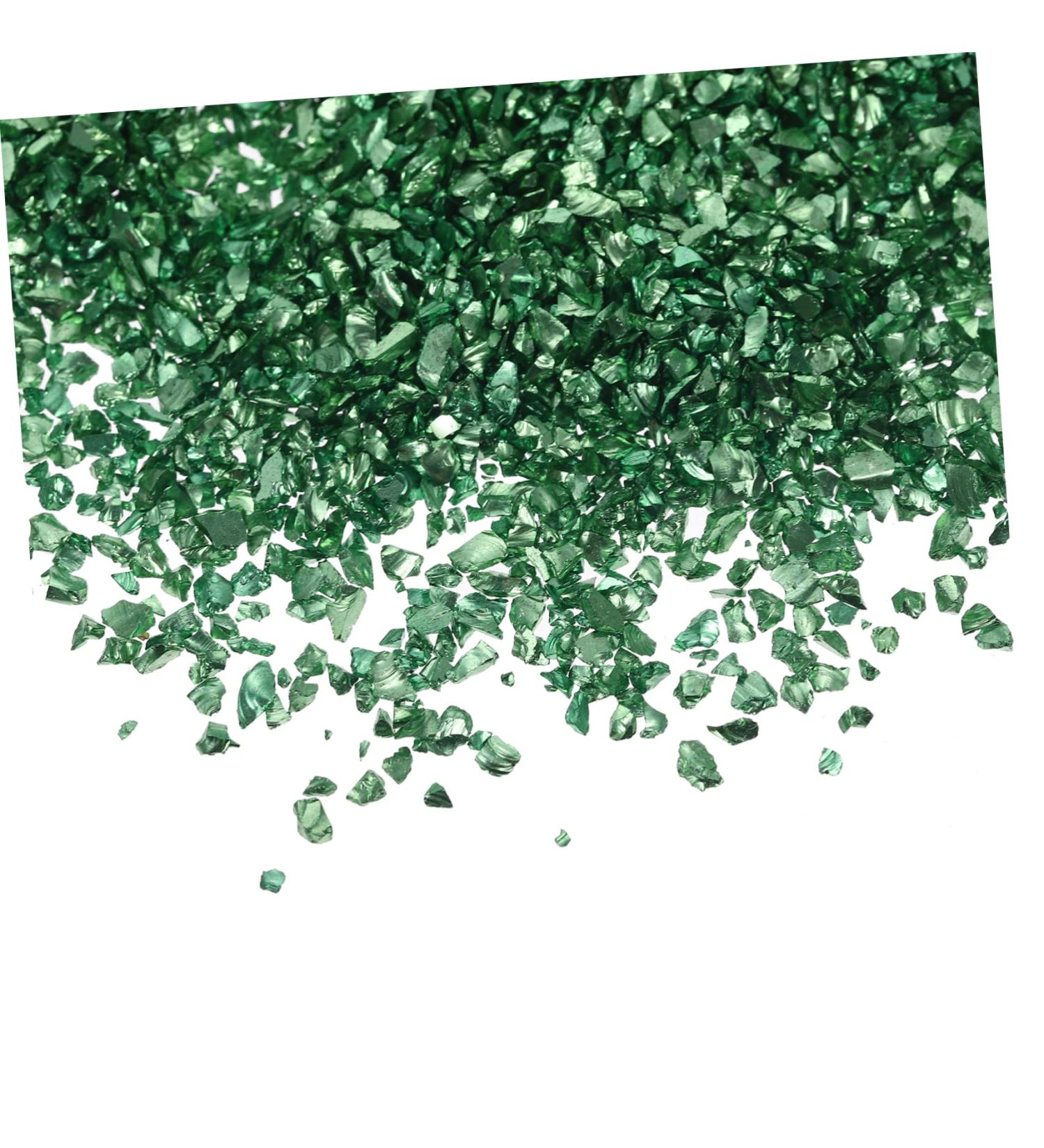 Anneome 1 Glass Chip Nail Crushed Glass Epoxy Filling Shiny Nail Stickers DIY Glass Fillers Epoxy Charms Nail Art Rhinestones Manicure Charm Nail Art Accessories Manicure Fillers 0.5X0.3cm Green - Buy Online on GoSupps.com